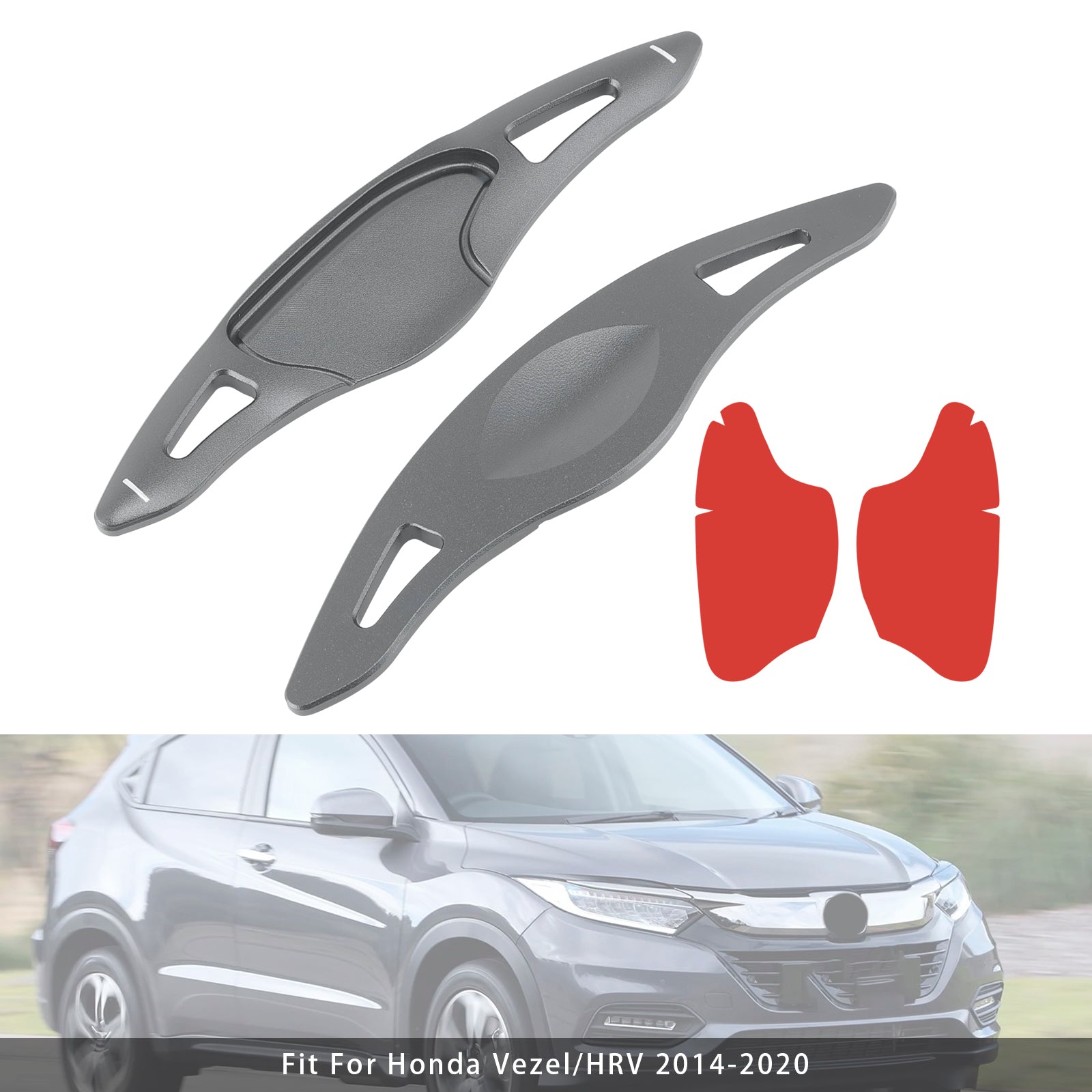 Extension de palettes de changement de vitesse au volant en aluminium pour Honda FIT VEZEL HRV 2014-2020
