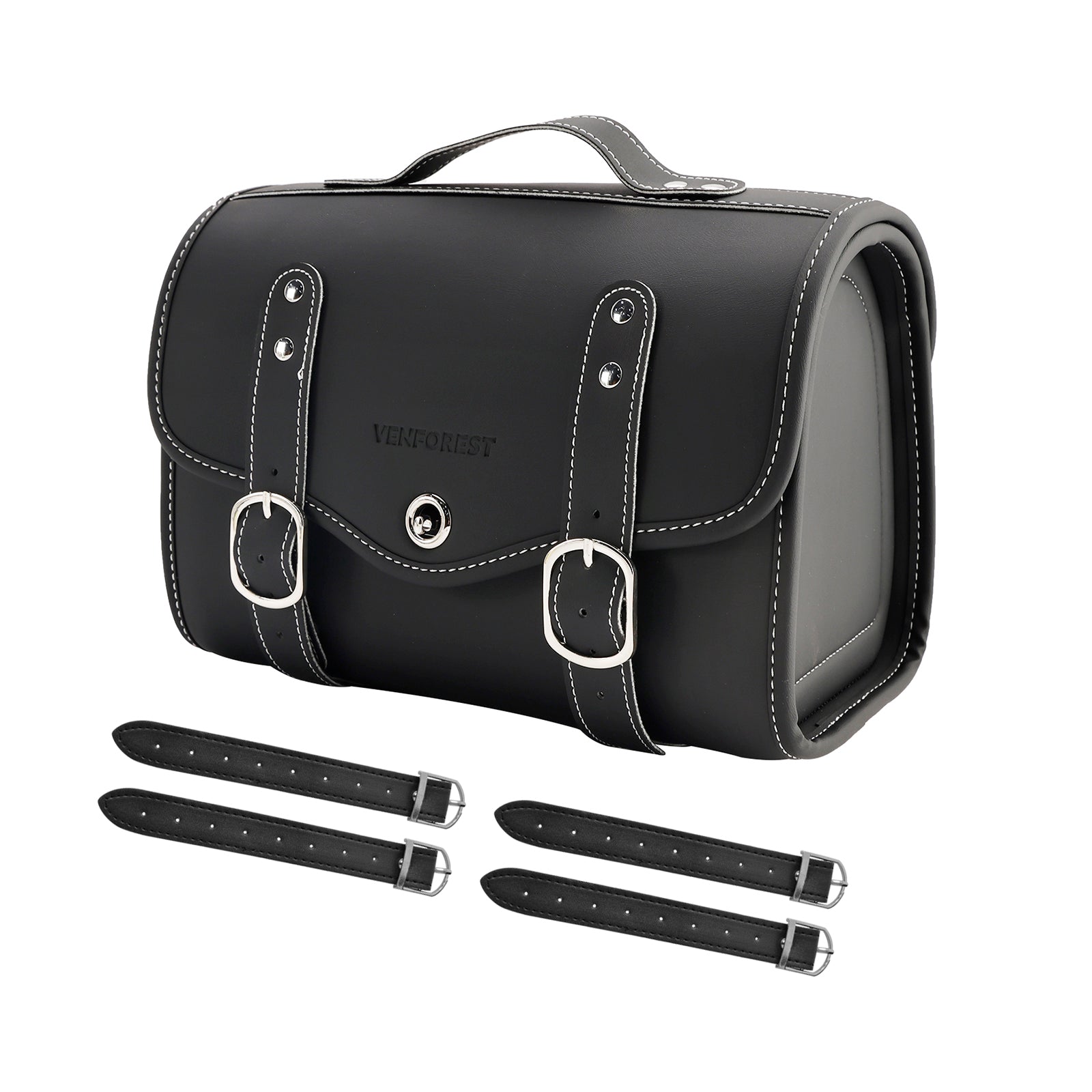 Poliuretanska stranska torba poliuretanska sedlasta vrečka, ki ustreza beli prtljagi za beli skuter motociklov