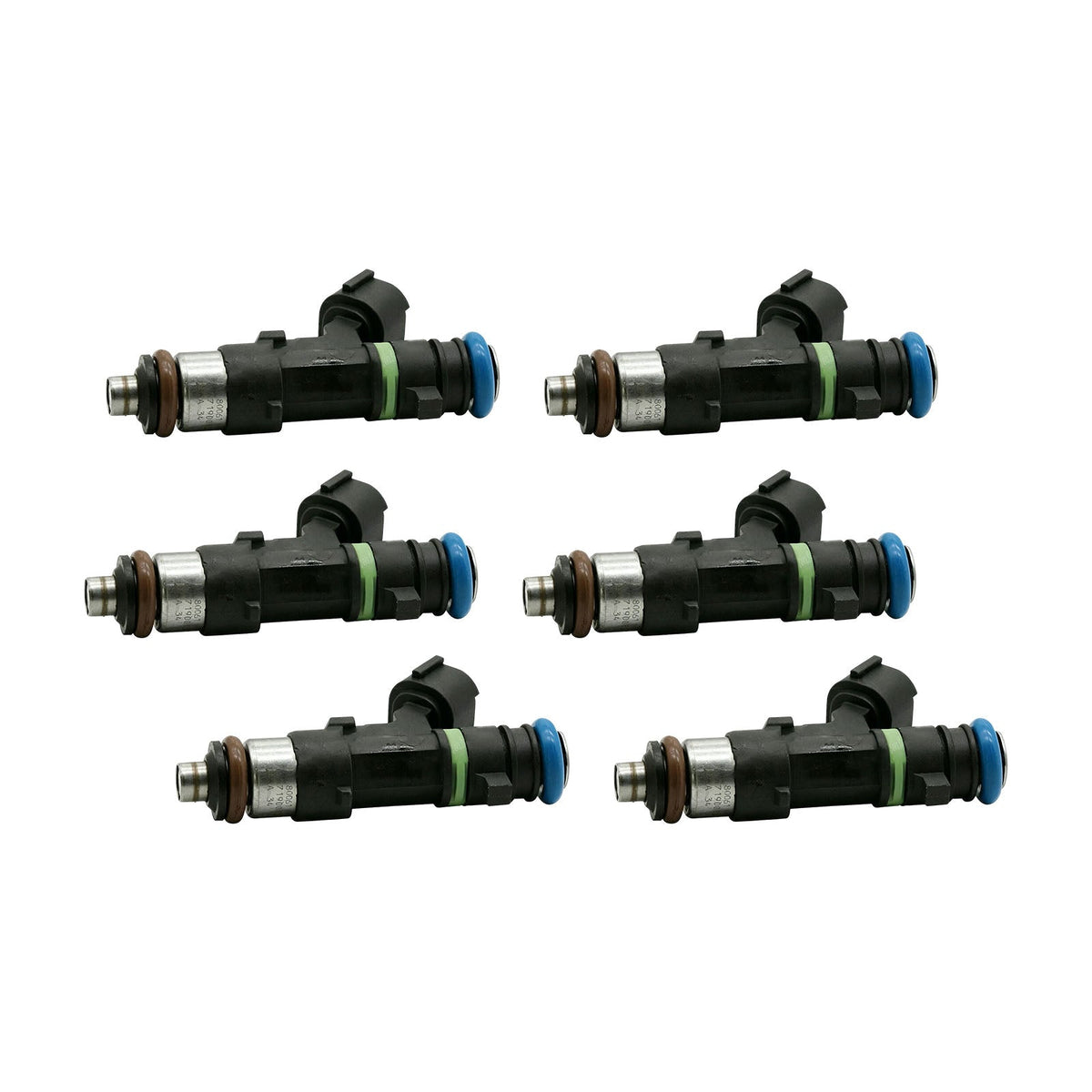 6 inyectores de combustible para Nissan Murano 2003-2004 y Quest 2004-2009 (número de pieza 16600-7y000)