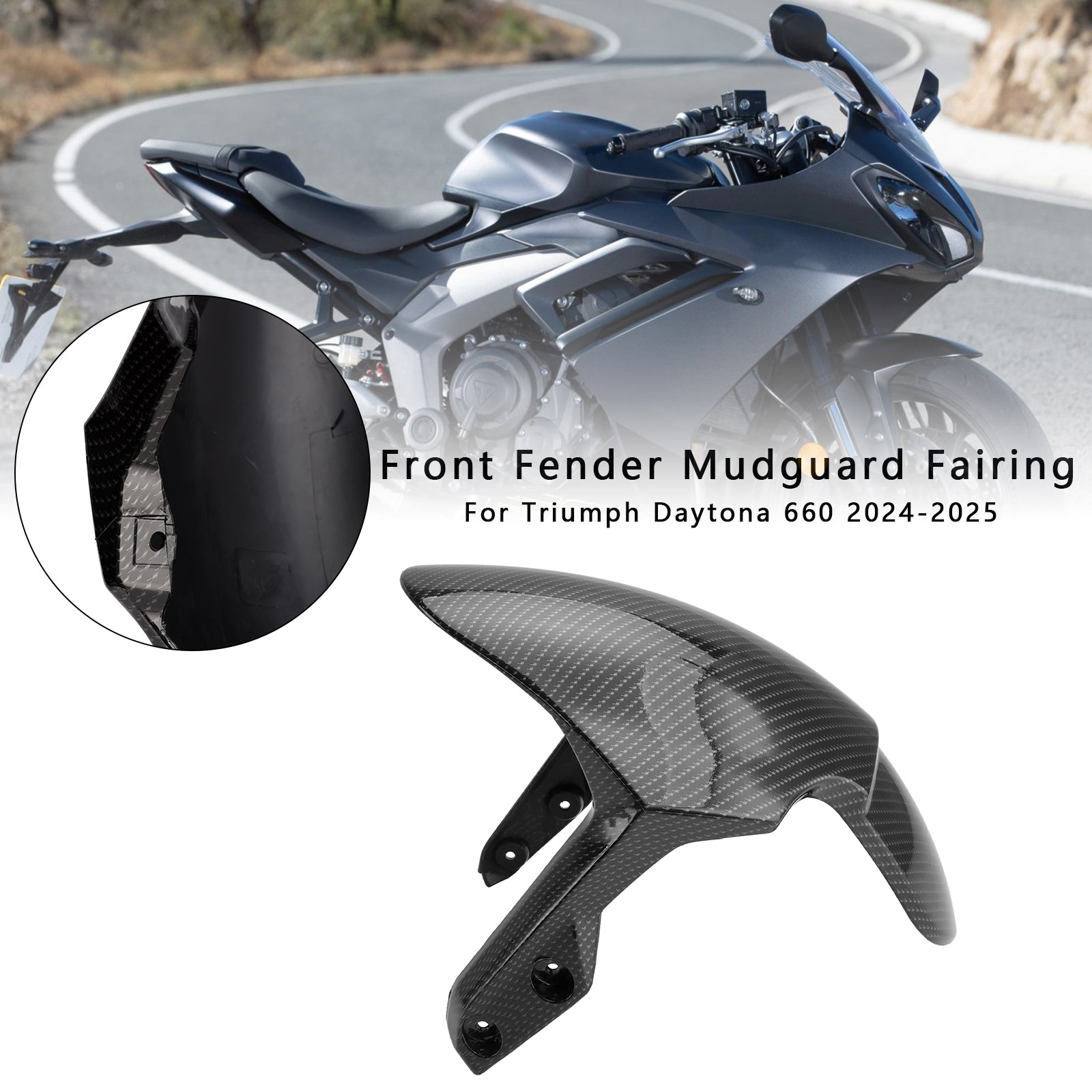 Desde Gareage para Marke pero Daytona 660 2024-2025