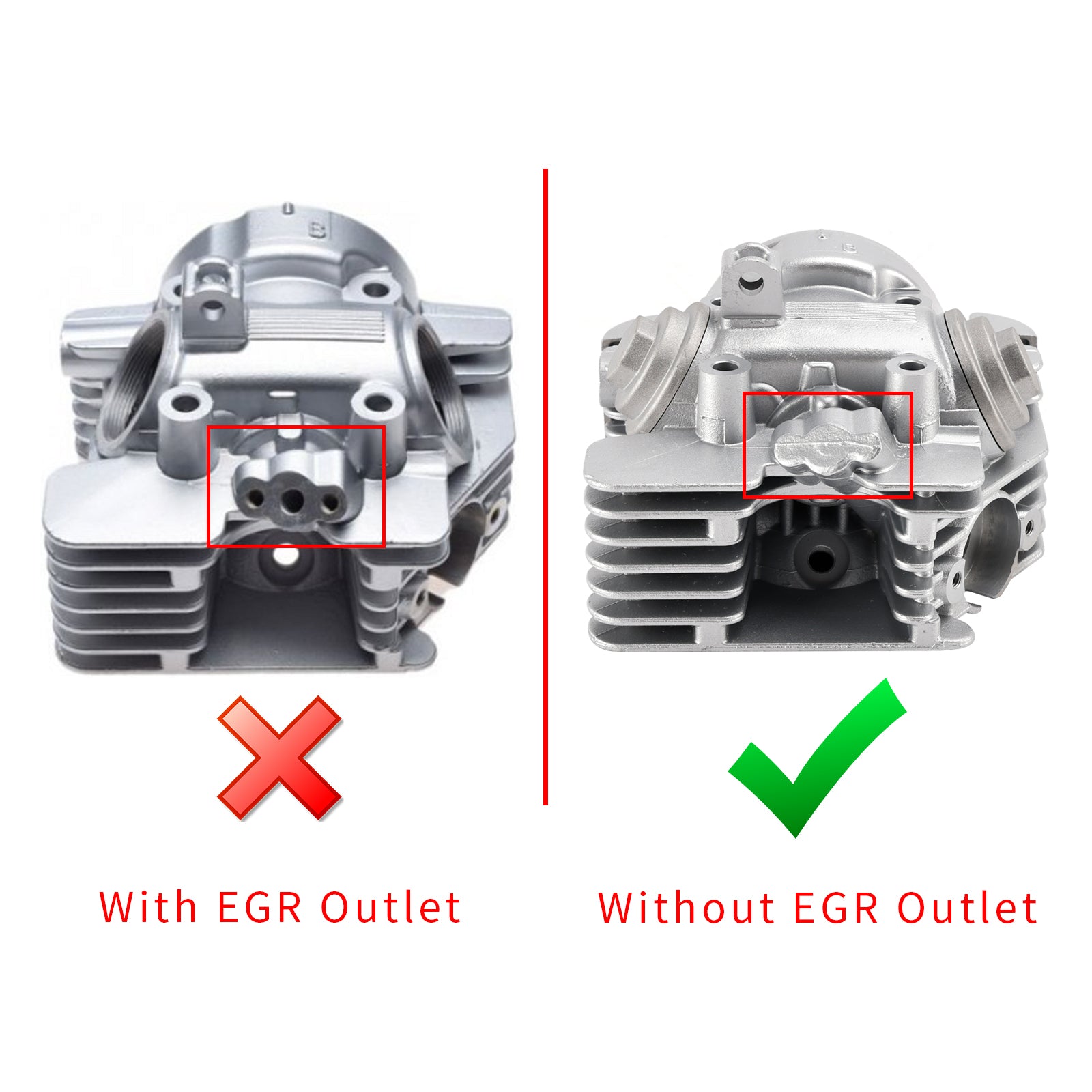 Täydellinen sylinteripää ilman EGR: tä Yamaha TT-R 125 E 2003-2010 5VL-E1111-11
