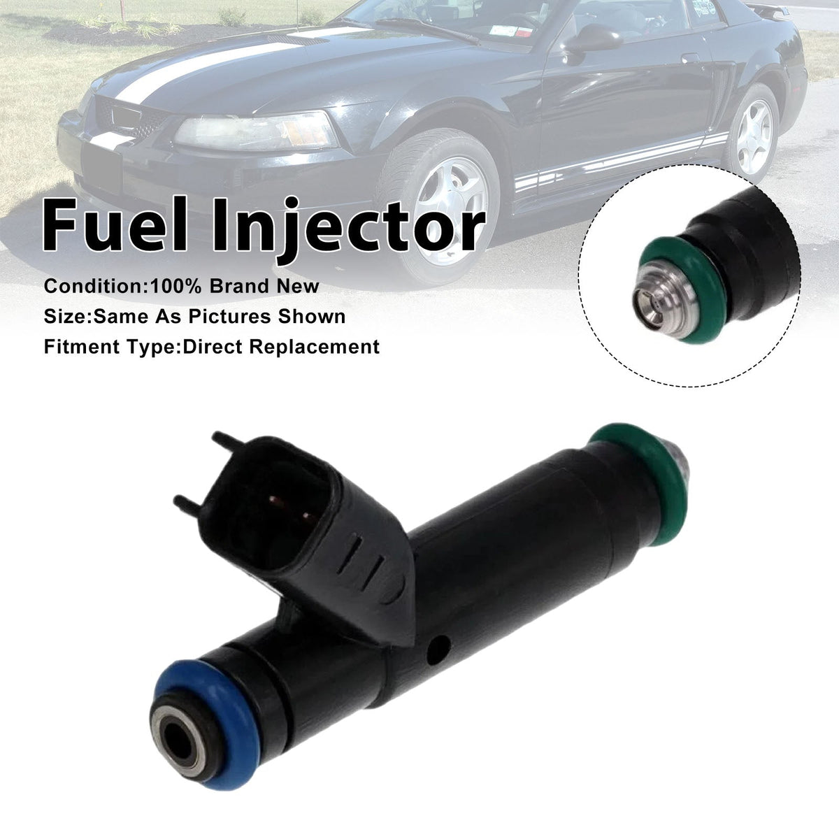 1 injecteur de carburant pour Ford Mustang 2001-2004 et Ranger 2001-2003 (référence 1F2Z9F593BA)