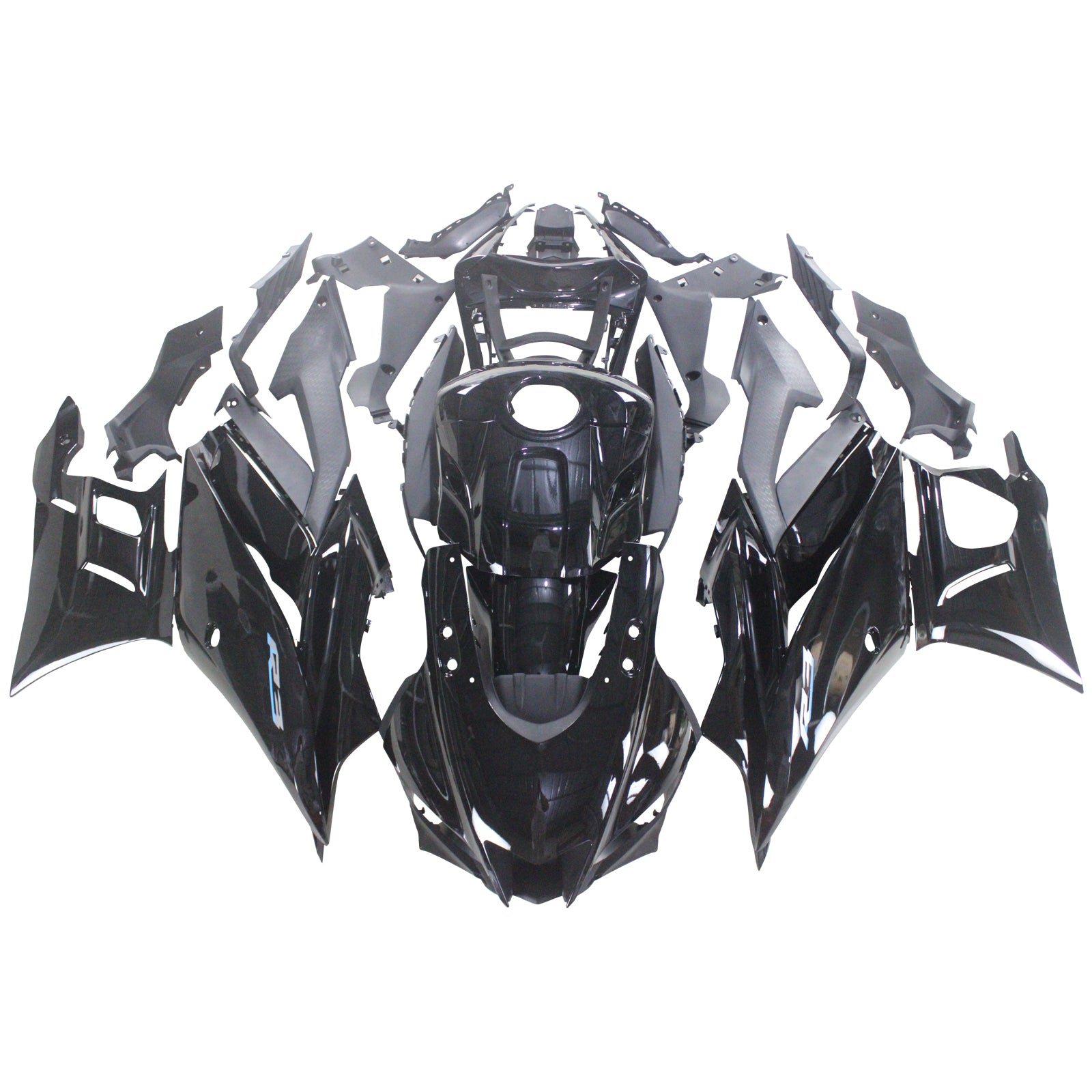 Injectie kuipkit, ABS Plastic carrosserie voor Yamaha YZF R3 R25 2022-2024