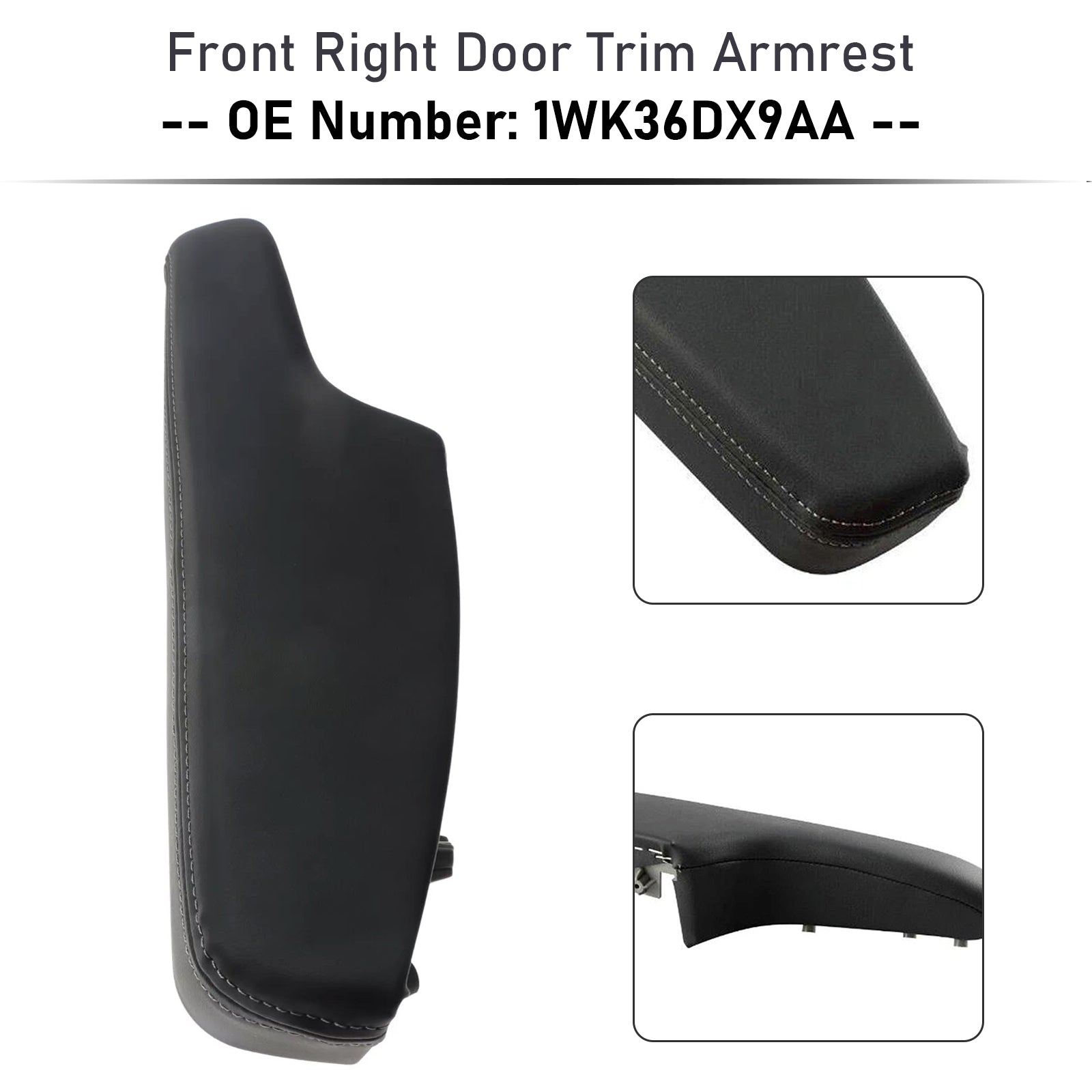 Desni naslon za roke v vhodnih vratih za Chrysler 300 Dodge Charger 2011-2023 1WK36DX9AA