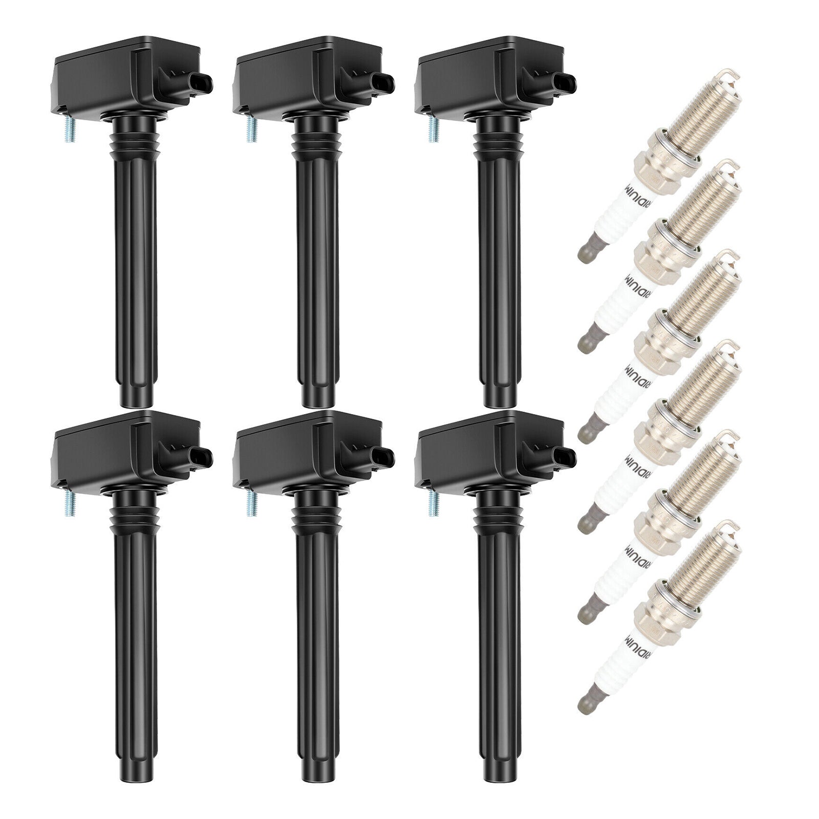 2016-2021 Jeep Grand Cherokee 3.6L 6 pezzi Bobina di accensione + Candela UF807 0221504038 68223569AB