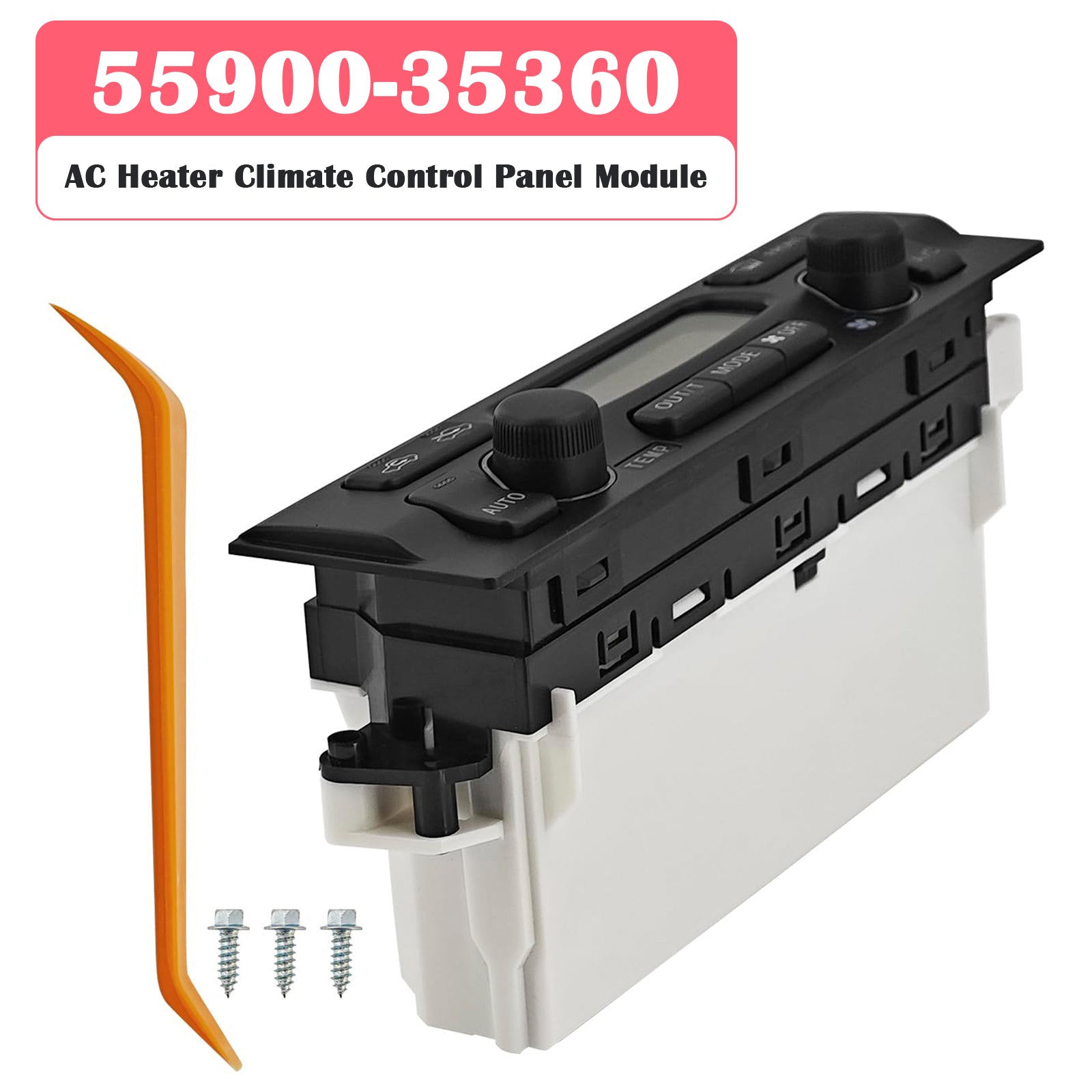 Modulo pannello di controllo riscaldatore/aria condizionata per Toyota 4Runner 1999-2002, codice articolo 55900-35360