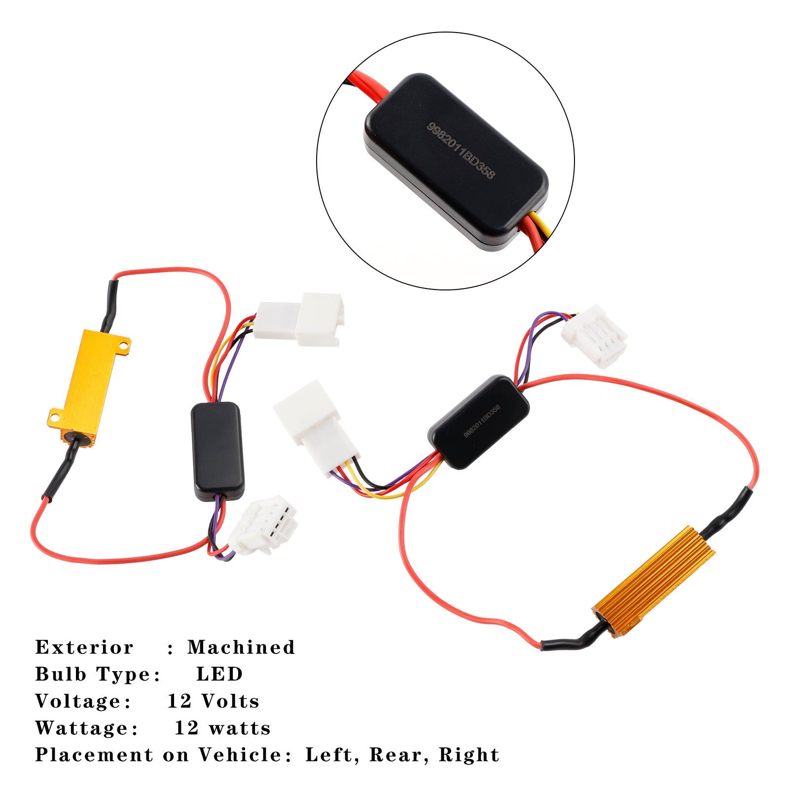 Modulo LED lampeggiante posteriore dinamico con diodi DD3027 per la berlina Infiniti Q40 2015