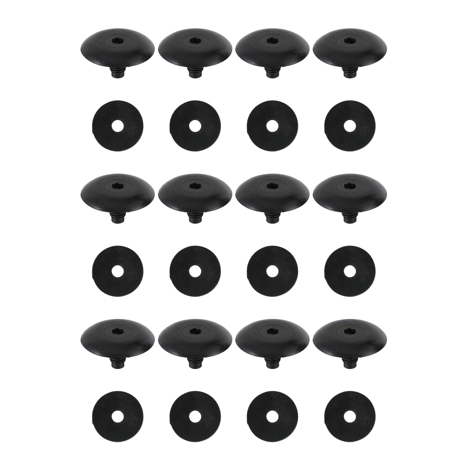 12PCS Roof Rack Hole Bolt Screw W/ Seal Gasket pour Ford Transit Custom 2012-2021