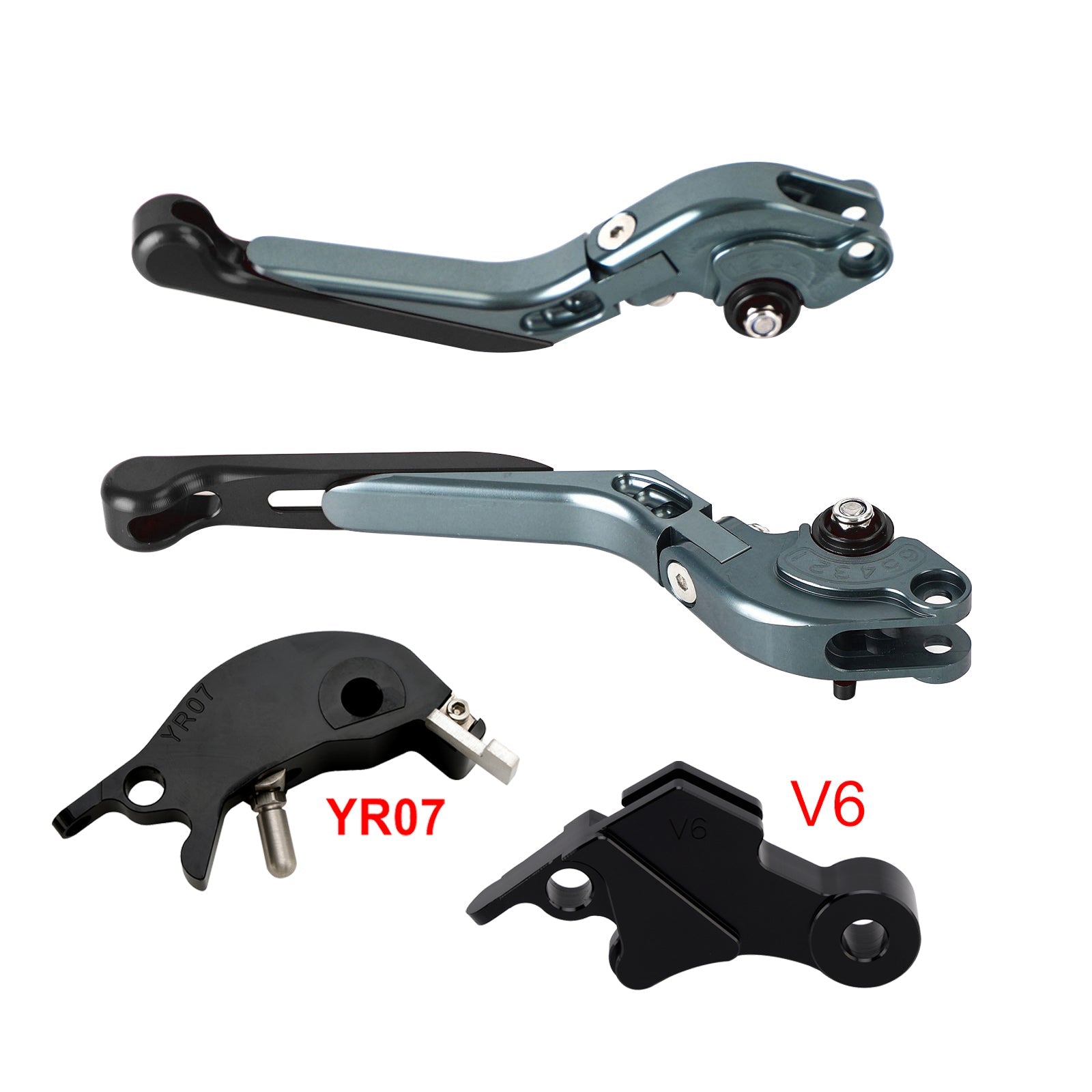 Levier de frein et d'embrayage réglable compatible avec YAMAHA XSR900 XSR900GP MT-09 2024-2025