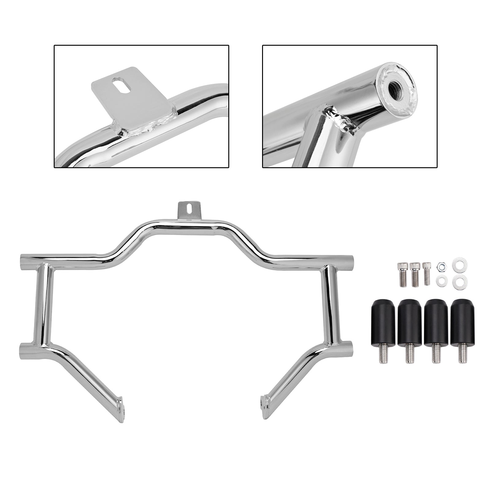 Protection de moteur chromée anti-collision pour Electra Glide Ultra Classic Low FLHTCUL (2015-2016).
