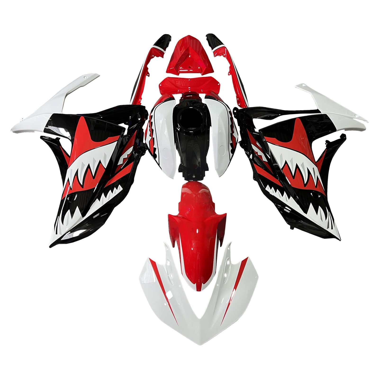 Kit de carénage injecté ABS pour Yamaha YZF-R3 2014-2018 et R25 2015-2017