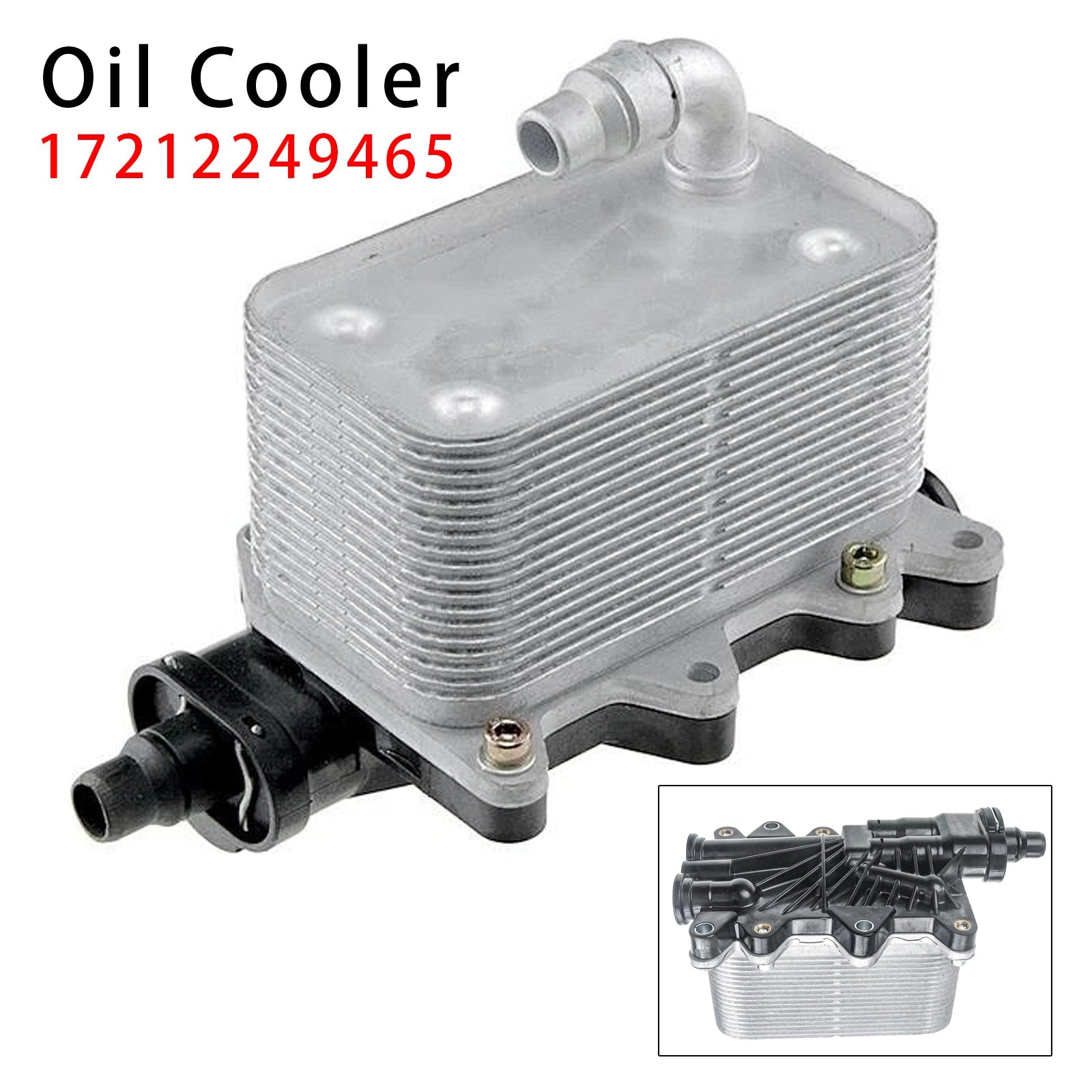 Refroidisseur d'huile moteur BMW Série 6 Cabriolet E64 635d 3.0L (2007/07-2010/07) - Référence : 17217800479