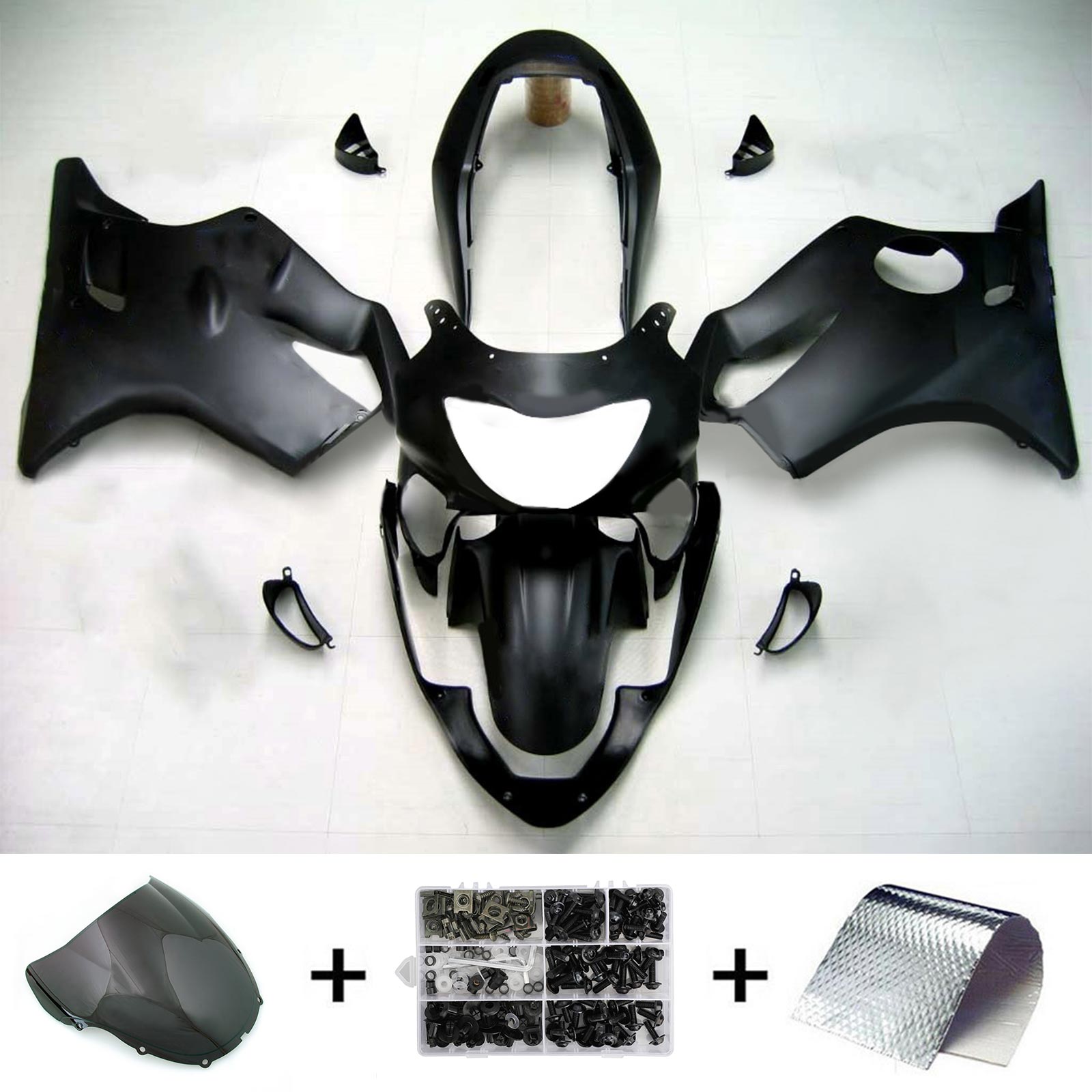 1999-2000 Honda CBR600F4 Kit de carénage injection de carrosserie en plastique Abs