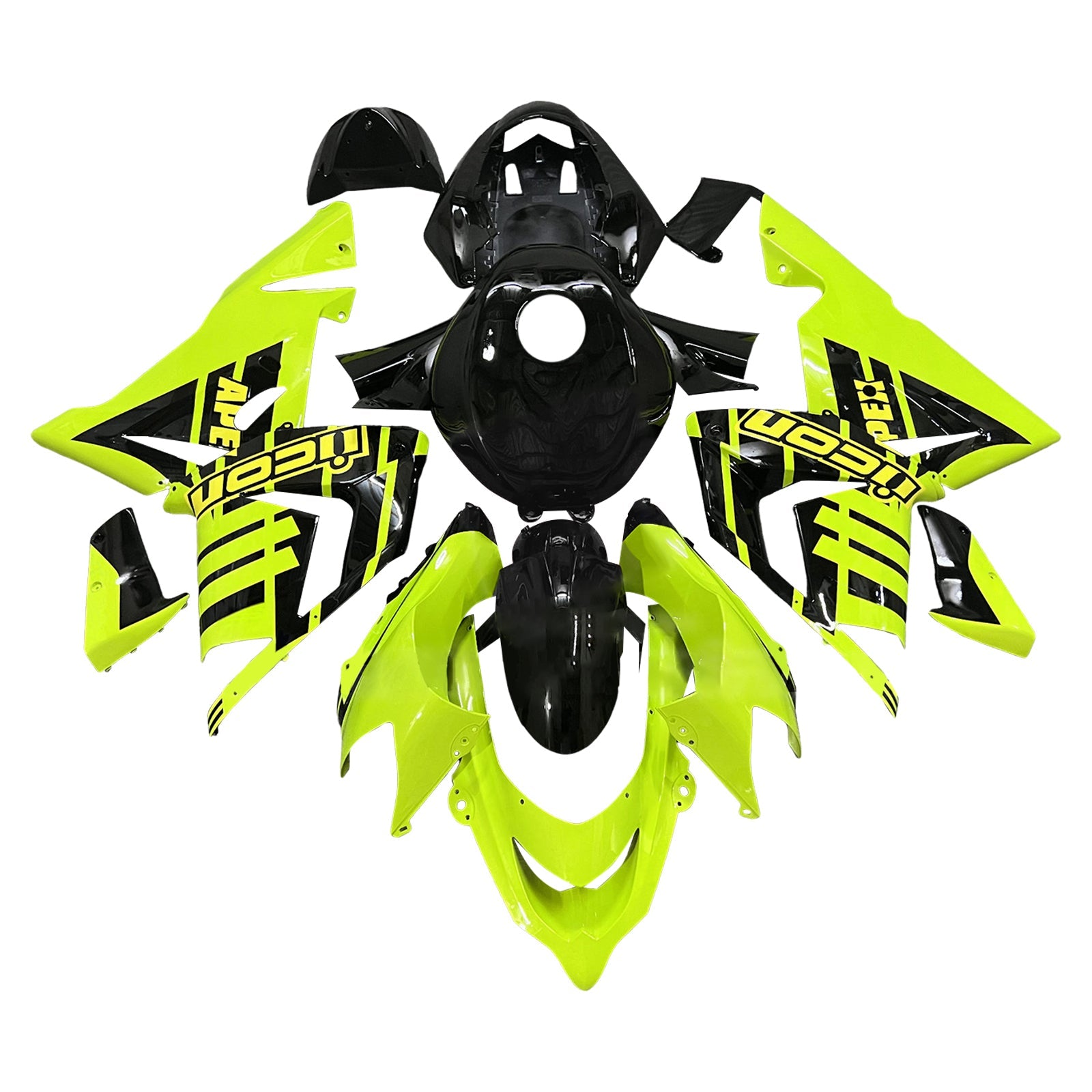 Kit de carénage par injection, carrosserie en plastique ABS pour Kawasaki ZX10R 2004-2005