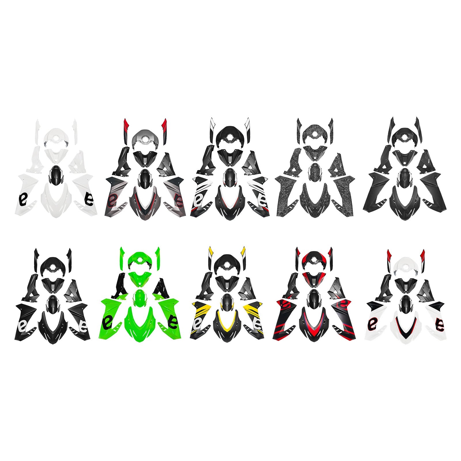 Kit di carrozzeria in plastica ABS iniettata per Aprilia RS457 2024-2025