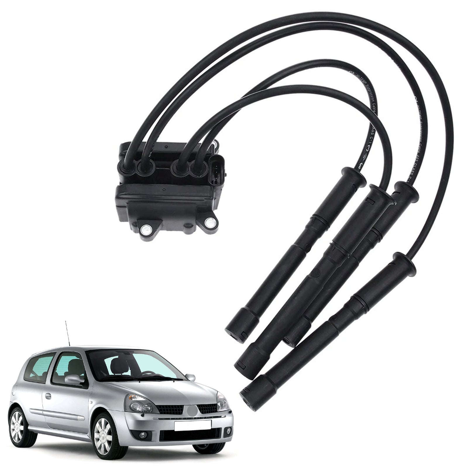 Bobine d'allumage 8200051128 pour Renault Clio II, Renault Kangoo et Twingo