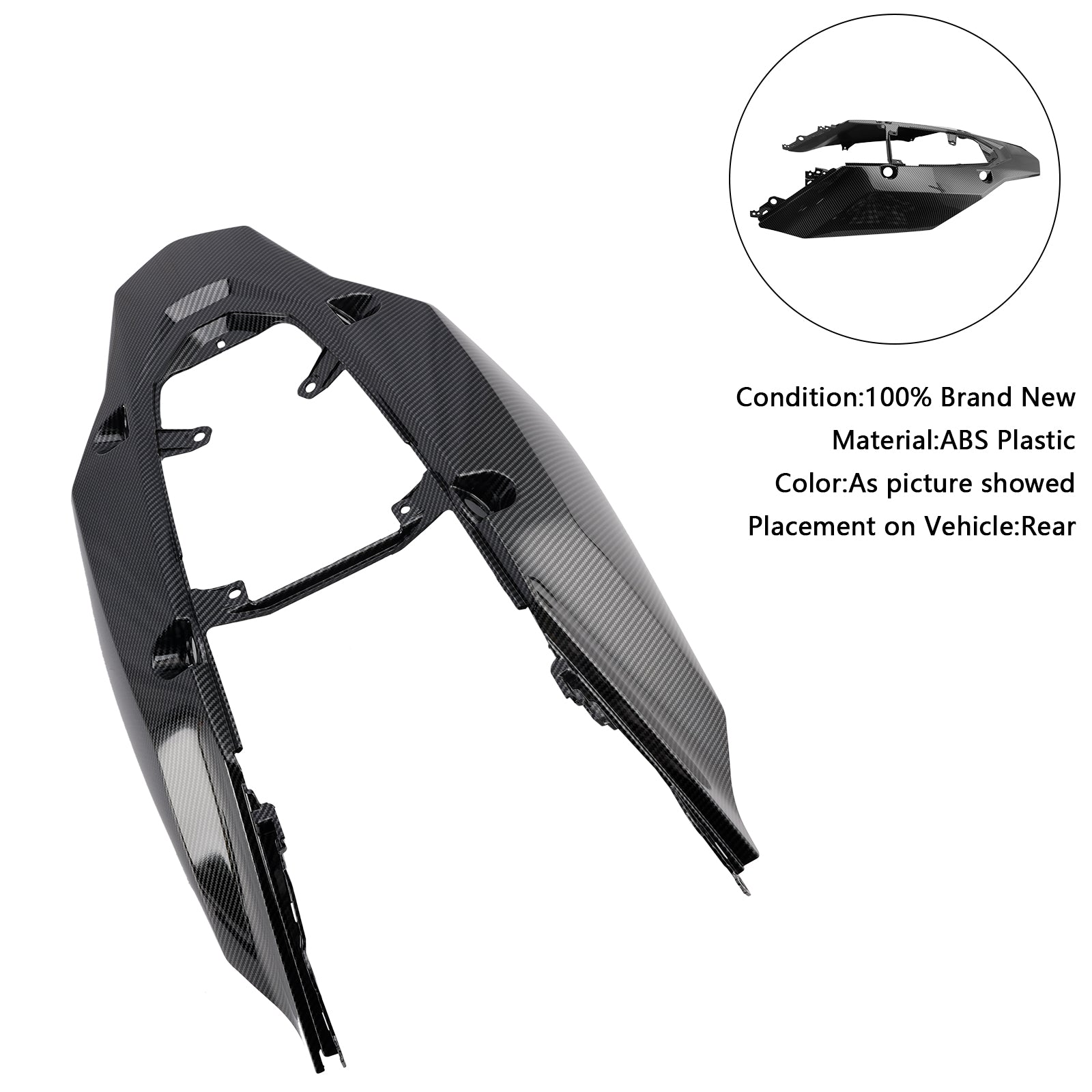 Fiera posteriore del sedile per Yamaha Tenere 700 2019-2024