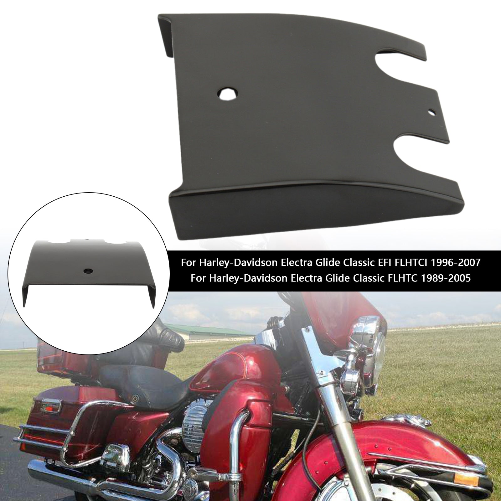 Lower Dashboard Extension Panel voor Electra Glide Road Glide FLHT FLTC 89-07