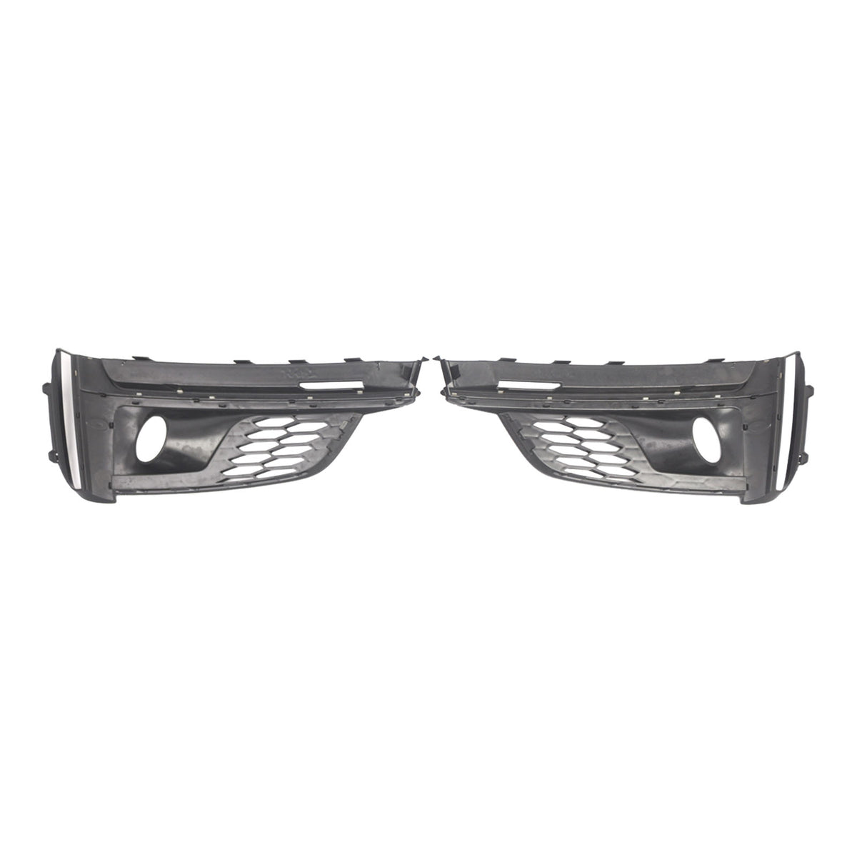 2PCS Front Bumper Fog Light Grille Cover Pour Audi A5 S5 S-Line 2018-2019