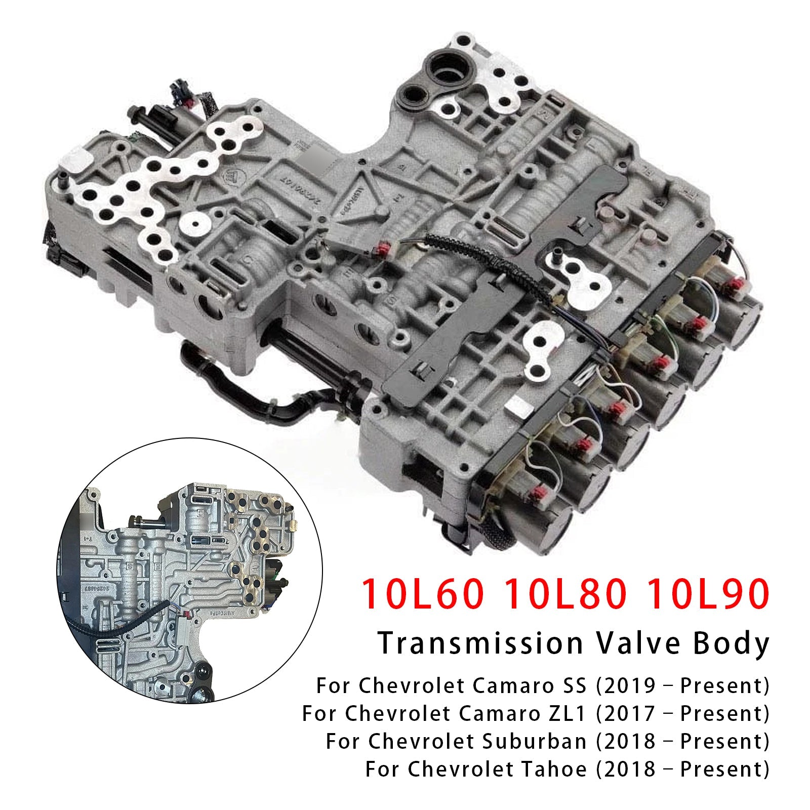Corps de soupapes de transmission automatique 10L60 10L80 10L90 pour Chevrolet Silverado 1500 (sauf V6/V4) 2019 à aujourd'hui