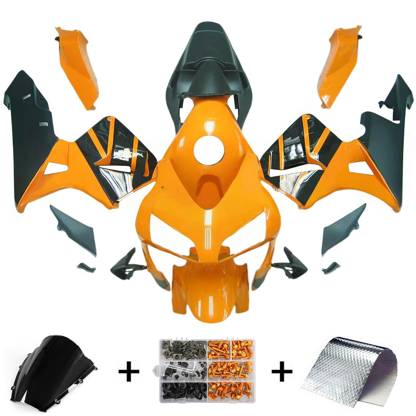 Kit de carénage par injection, carrosserie en plastique ABS pour Honda CBR600RR 2003-2004 F5