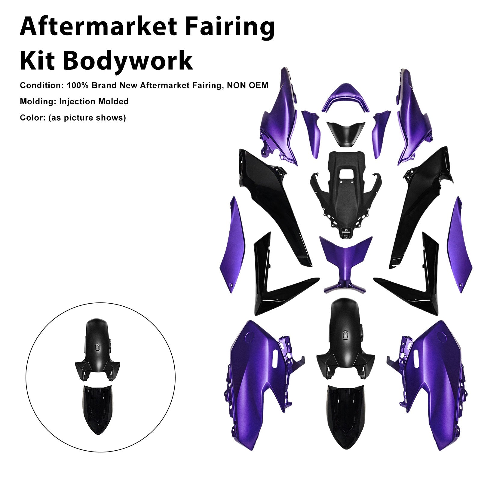 Kit de carénage d'injection pour Yamaha TMAX560 (2025-2026)