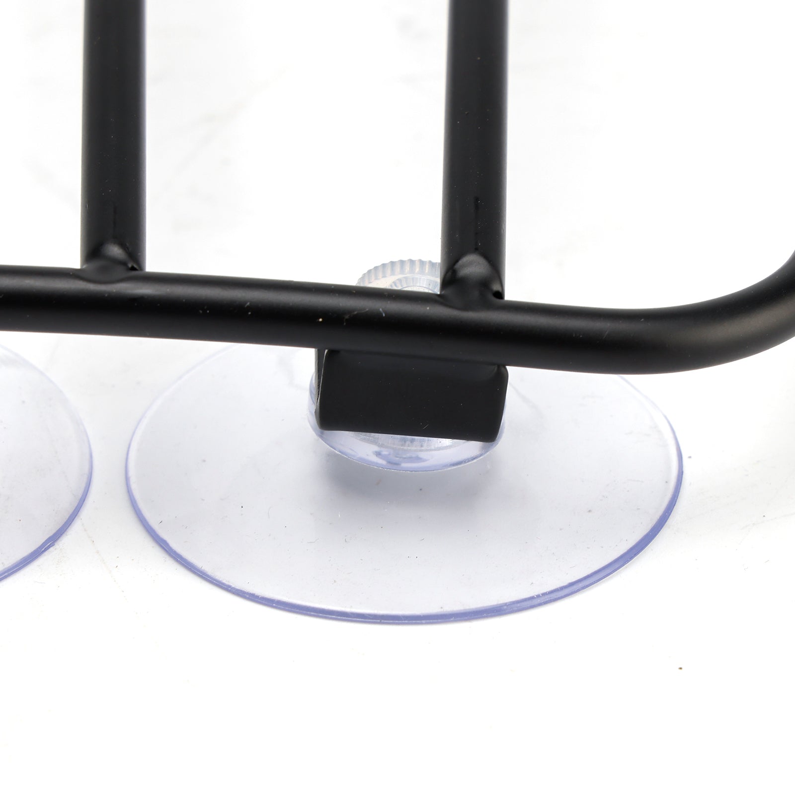 Univerzalno črno klasično držalo za rezervoar za motorna kolesa s priseski