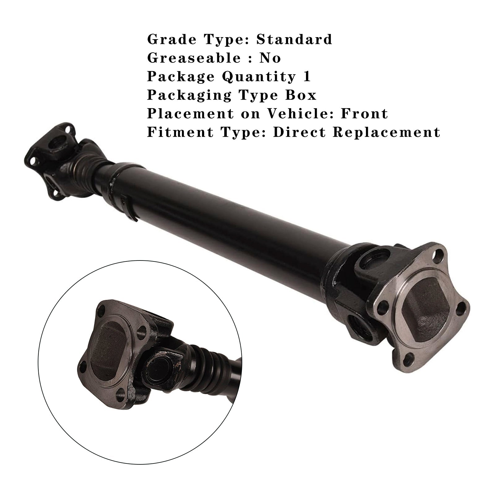 Eje de transmisión delantero con tracción total para Mercedes-Benz E350 W211 Conjunto de eje de hélice 2006-2007 2204107106 MB2204107106