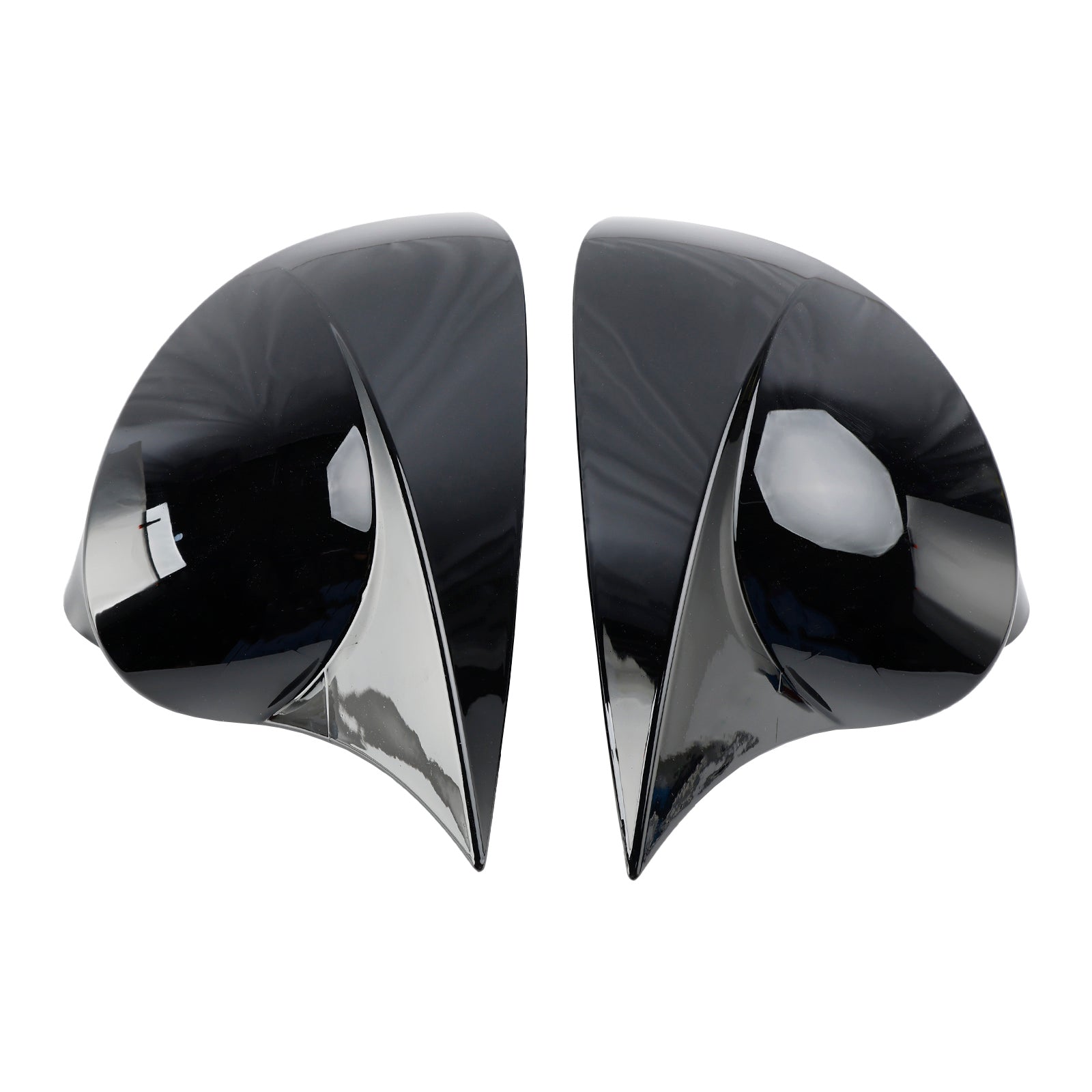 2008-2017 SEAT Ibiza 6J Gloss Black Wing Door Mirror Cover Caps pour gauche + droite