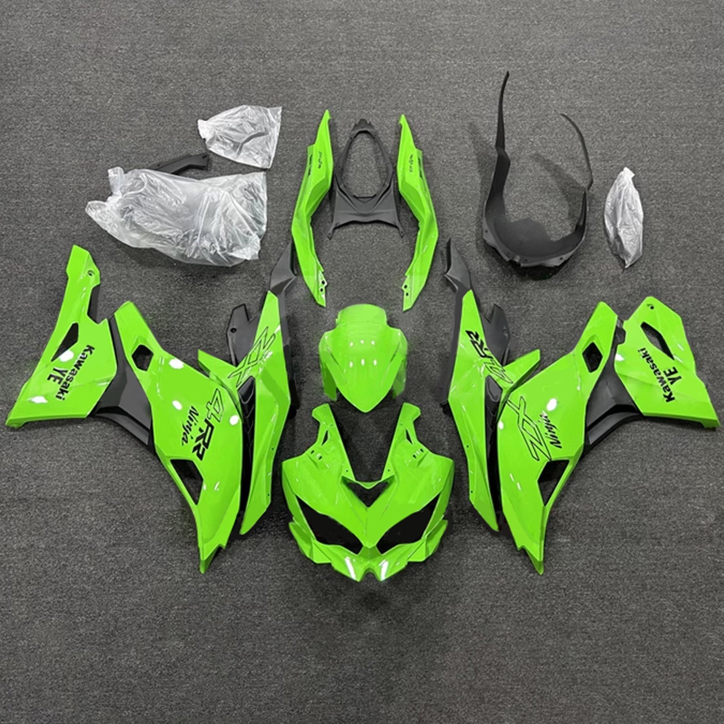 Kit Carenado Inyección Kawasaki Ninja ZX-25R ZX-4R ZX-4RR 2019-2024