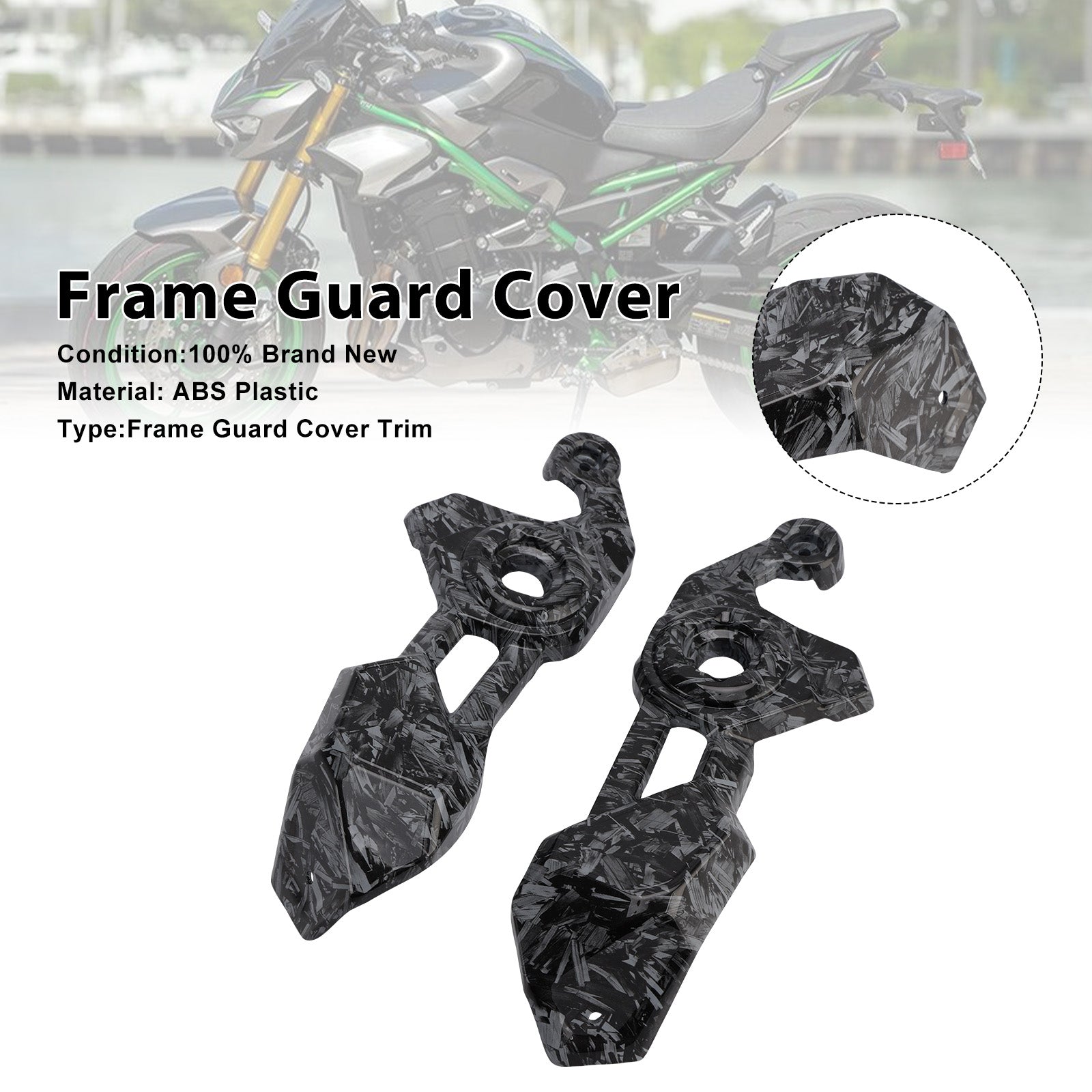 Carénage de protection latérale de cadre pour Kawasaki Z900 2025-2026