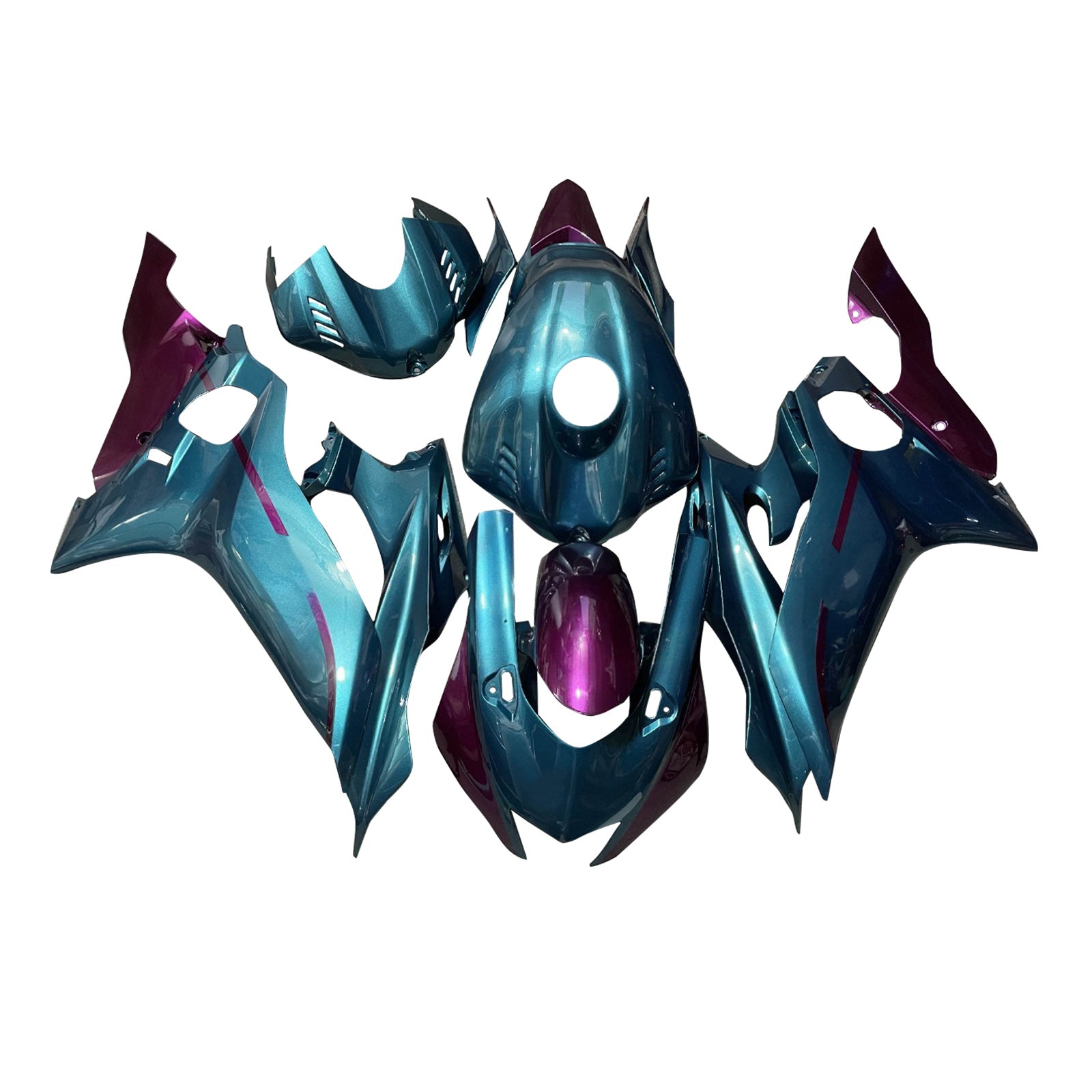 Kit carena iniettata in plastica ABS per Yamaha YZF-R6 2017-2023