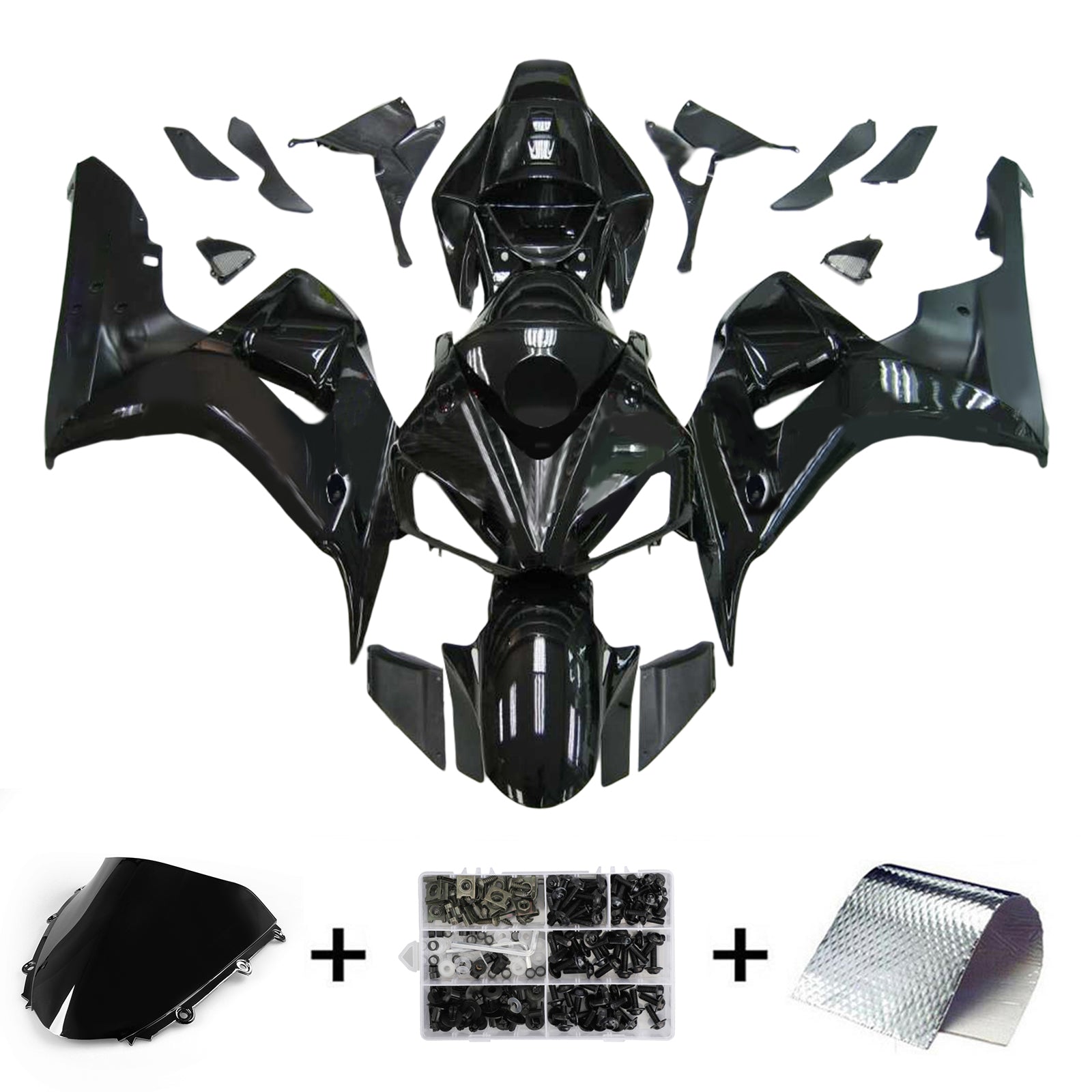 Kit de carénage injecté en plastique ABS pour Honda CBR1000RR 2006-2007