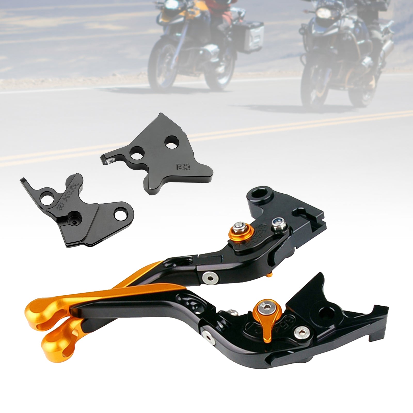Leva freno e frizione regolabile per Yamaha YBR125 2005-2014