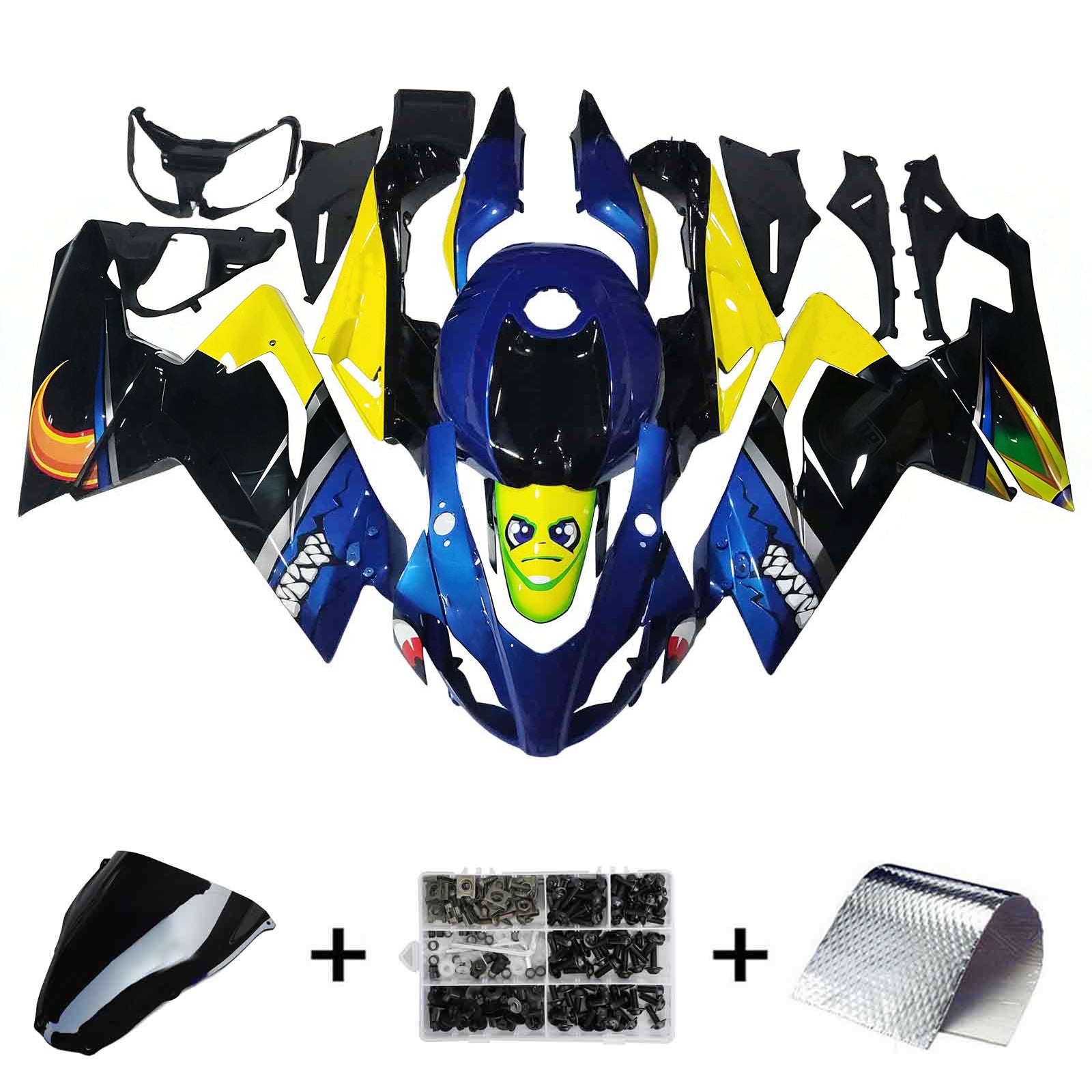 Kit de carénage injecté en plastique ABS compatible avec Aprilia RS125 2006-2011
