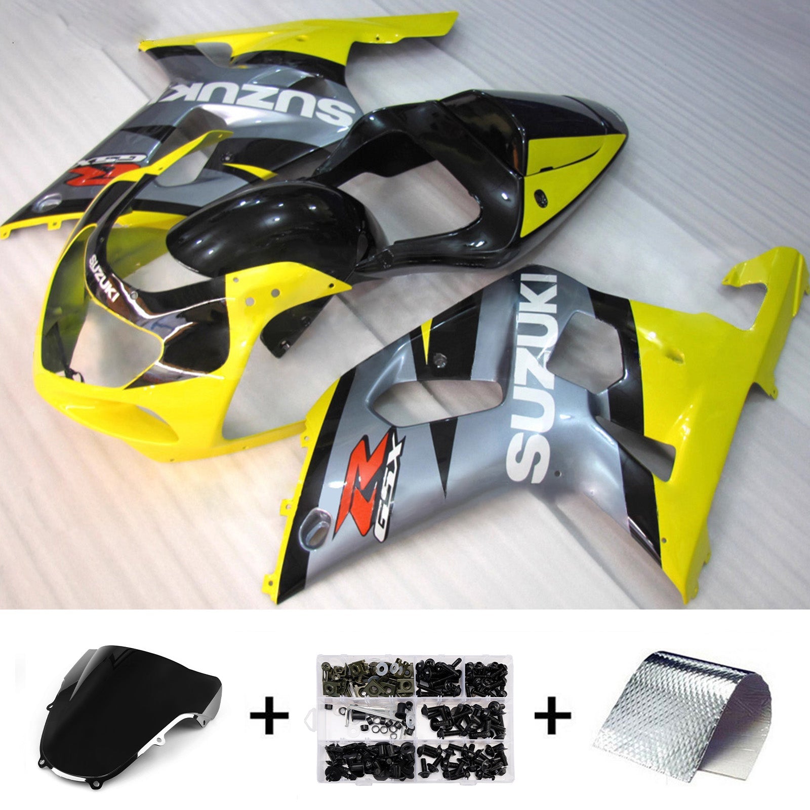 Kit de carénage par injection pour Suzuki GSXR600 2001-2003 GSXR750 2000-2003 K1