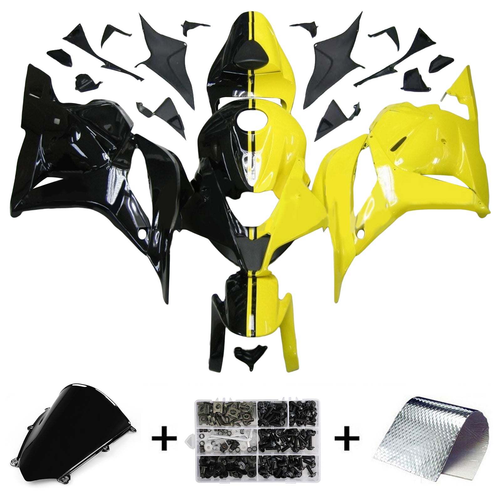 Kit de carénage injecté en plastique ABS pour Honda CBR600RR 2009-2012 F5