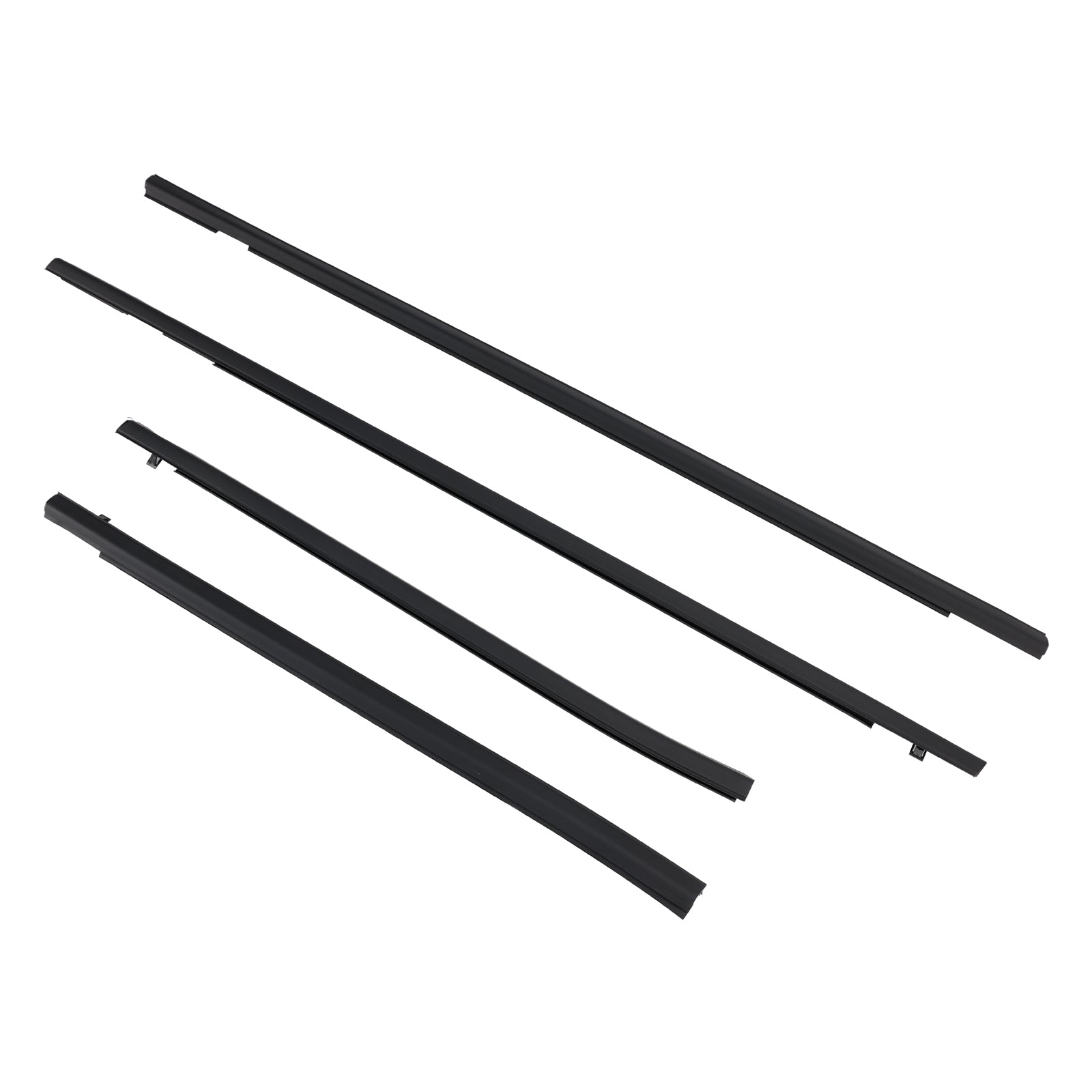 Joint d'étanchéité en caoutchouc pour ceinture de porte Honda FIT JAZZ 1re génération 2001-2008, 4 pièces