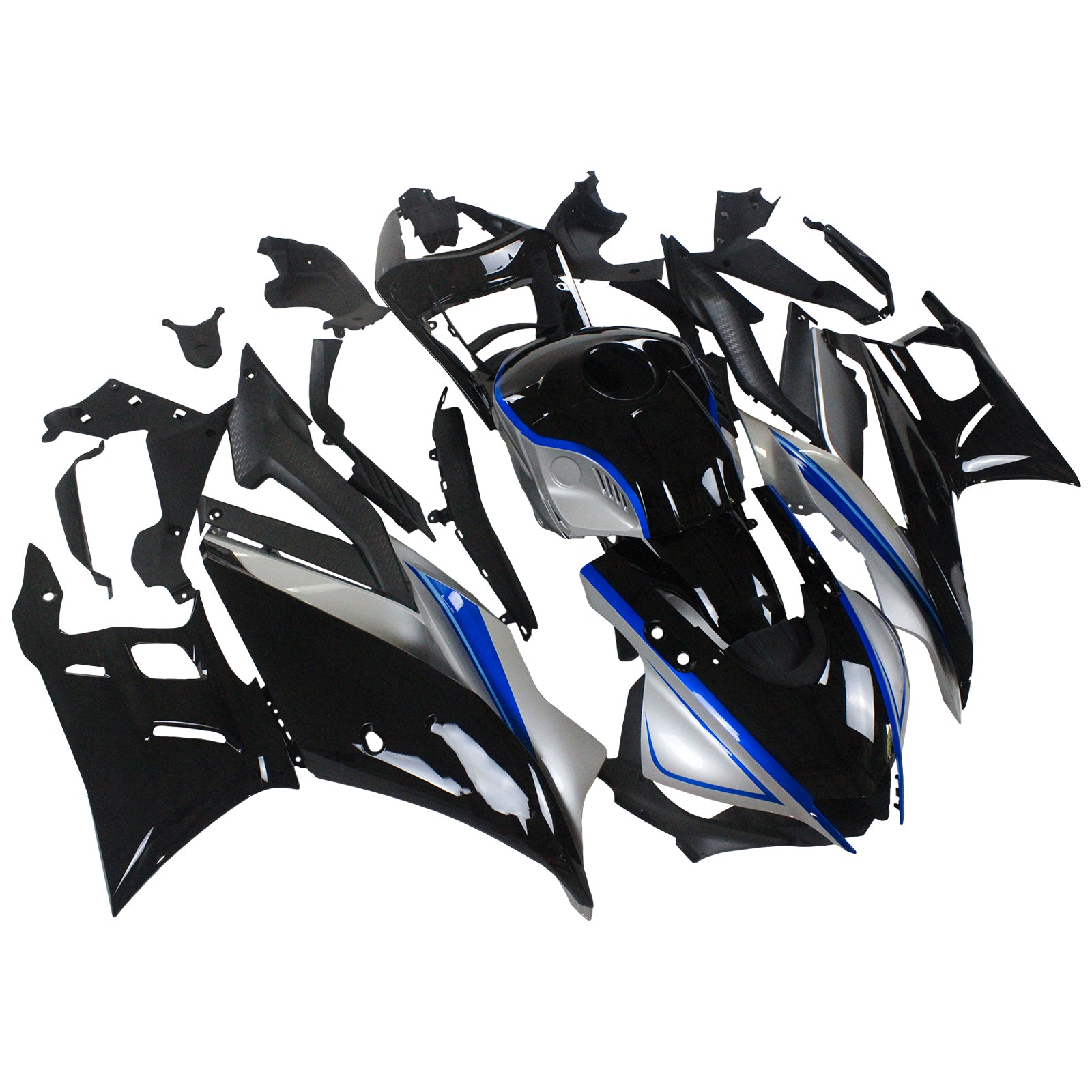 Injection carénage kit carrosserie plastique ABS fit pour Yamaha YZF-R3 R25 2019-2021