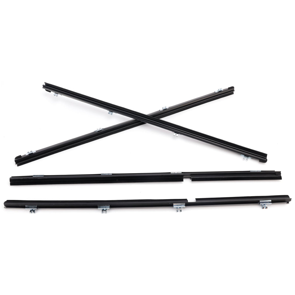 Joint d'étanchéité de fenêtre (4 pièces) pour Lexus RX350 (2007-2009) - Référence : 68172-48032