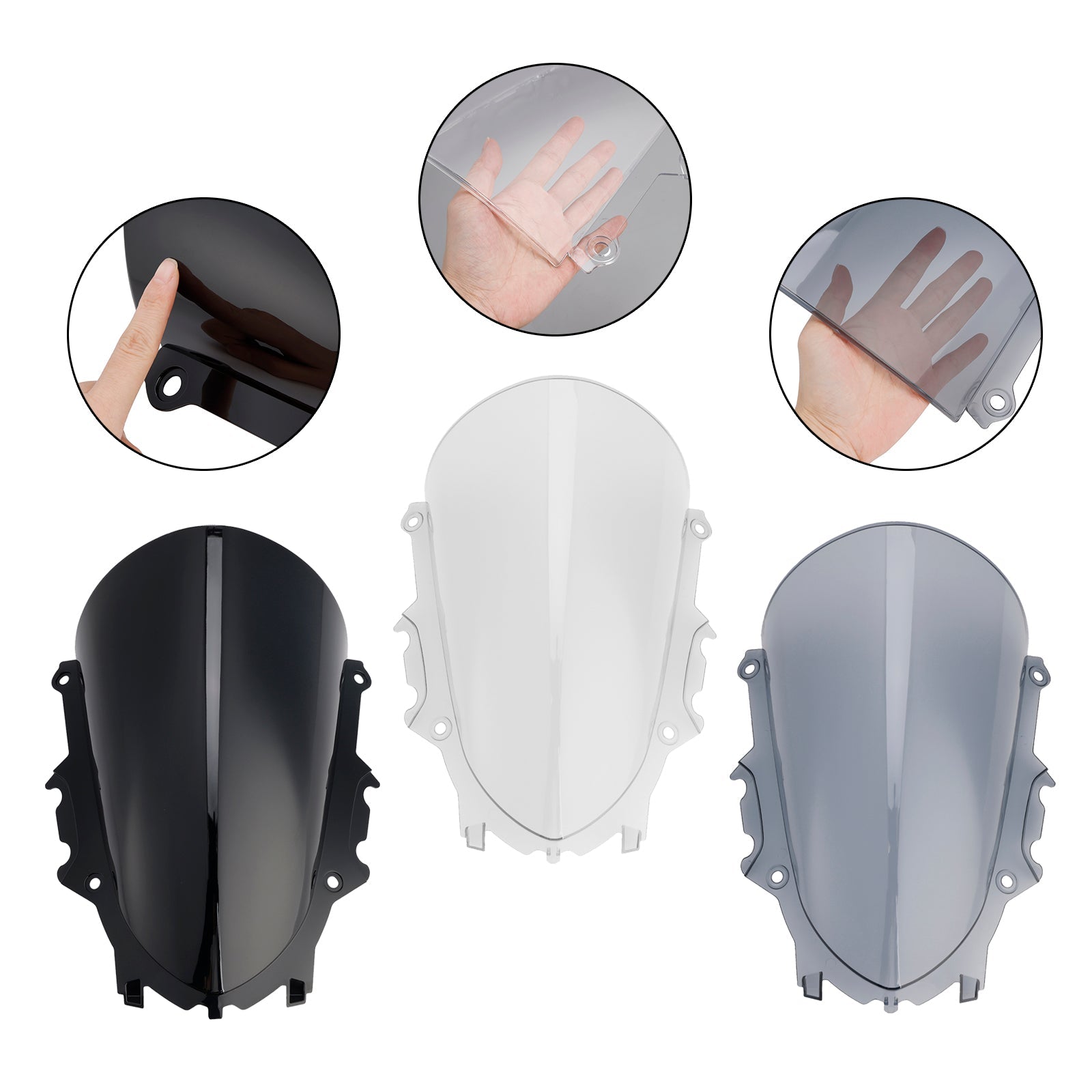 Pare-brise pour Yamaha YZF-R3 et YZF-R25 (2019-2025)