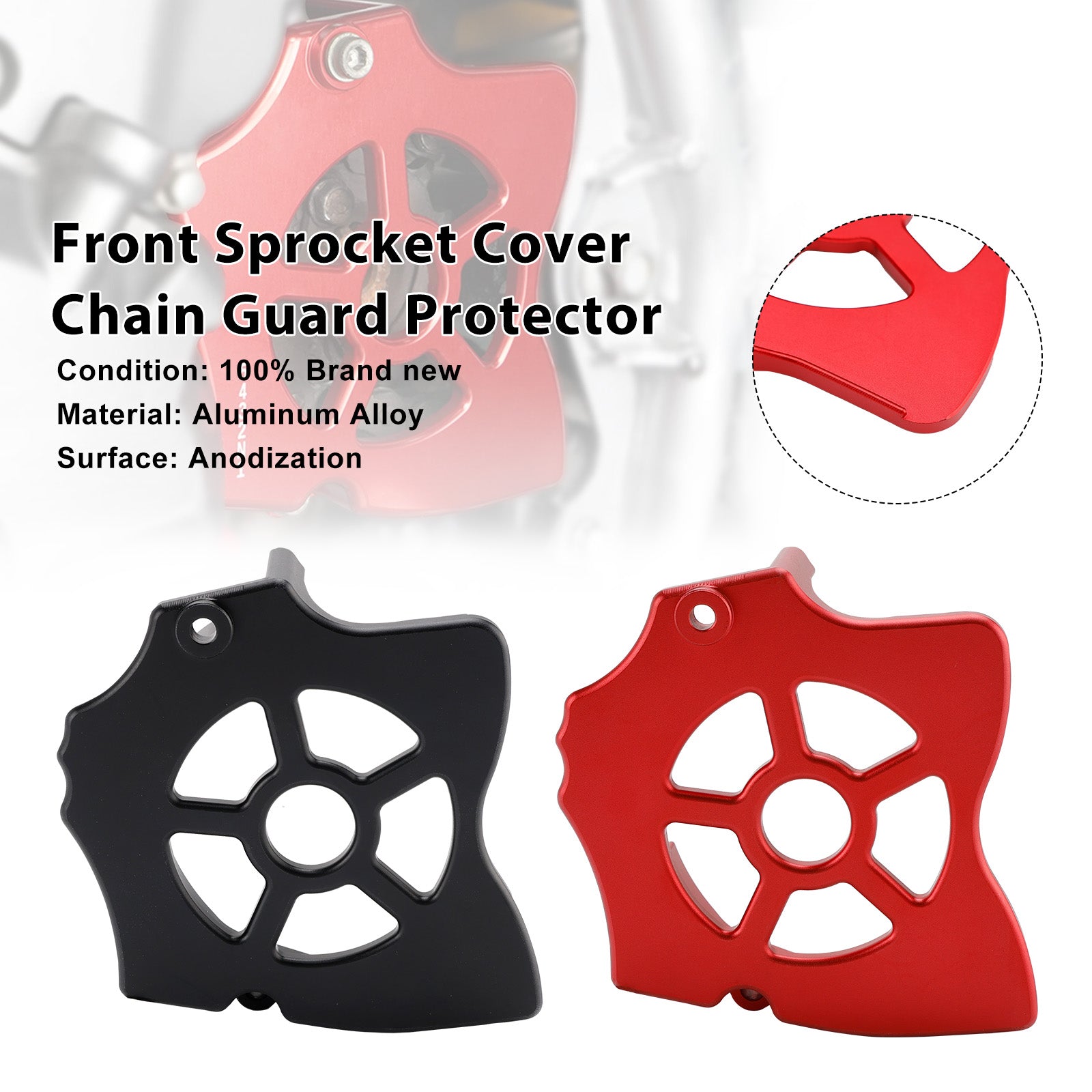 Protection de chaîne et cache-pignon avant pour Honda XR650L (1993-2025)