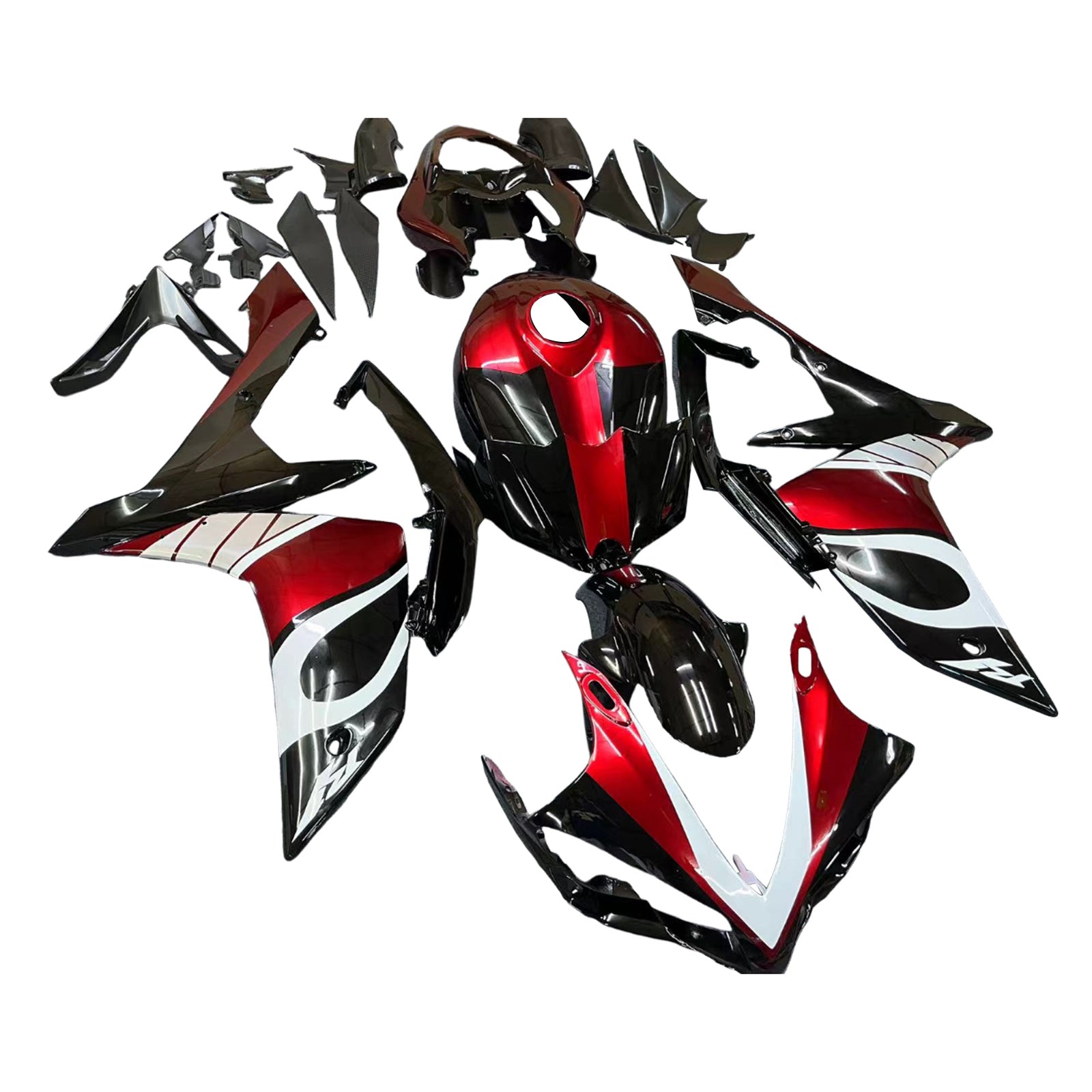 Injectie kuipkit, ABS Plastic carrosserie voor Yamaha YZF 1000 R1 2007-2008