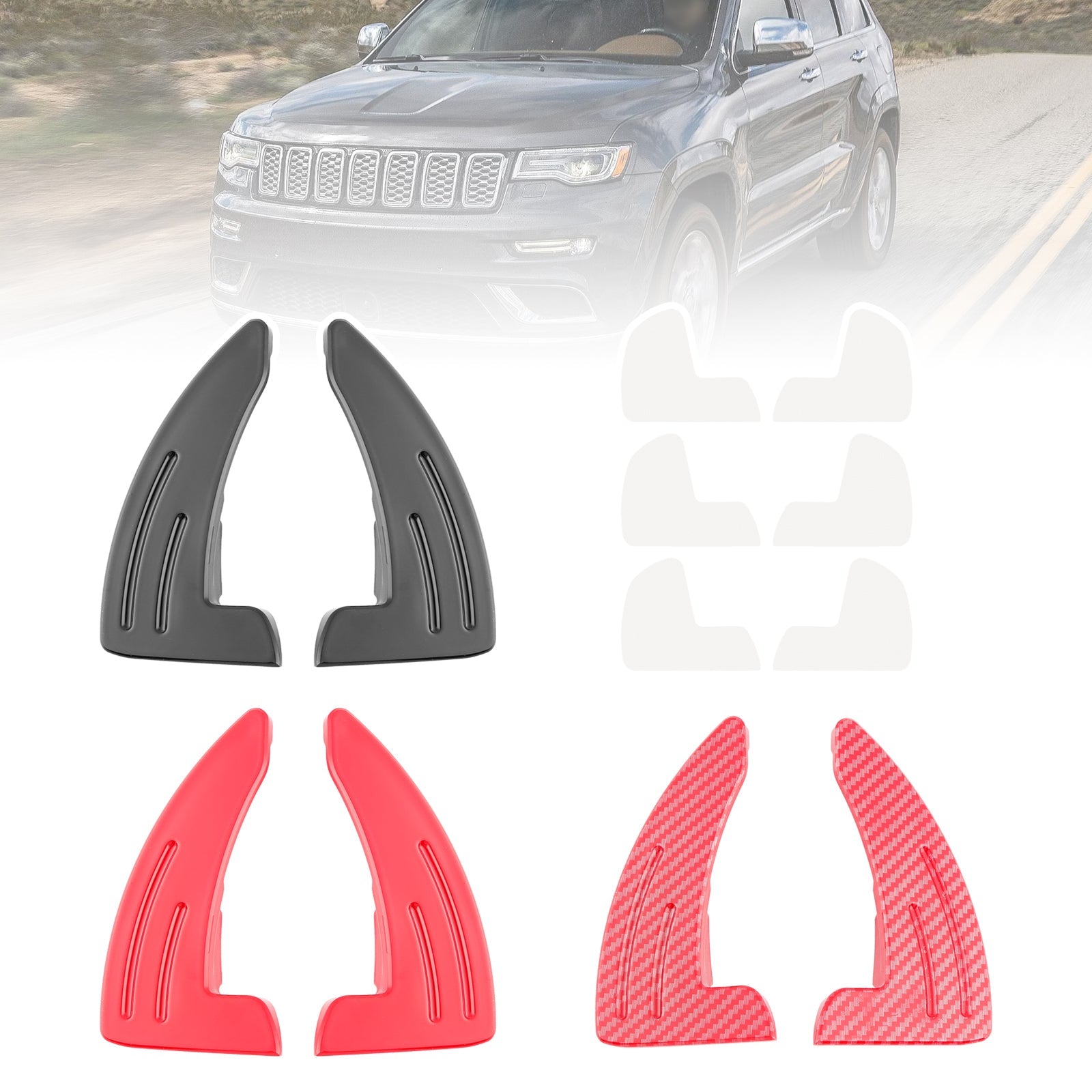 Extensions de palettes de changement de vitesse au volant pour Jeep Grand Cherokee 2014-2021