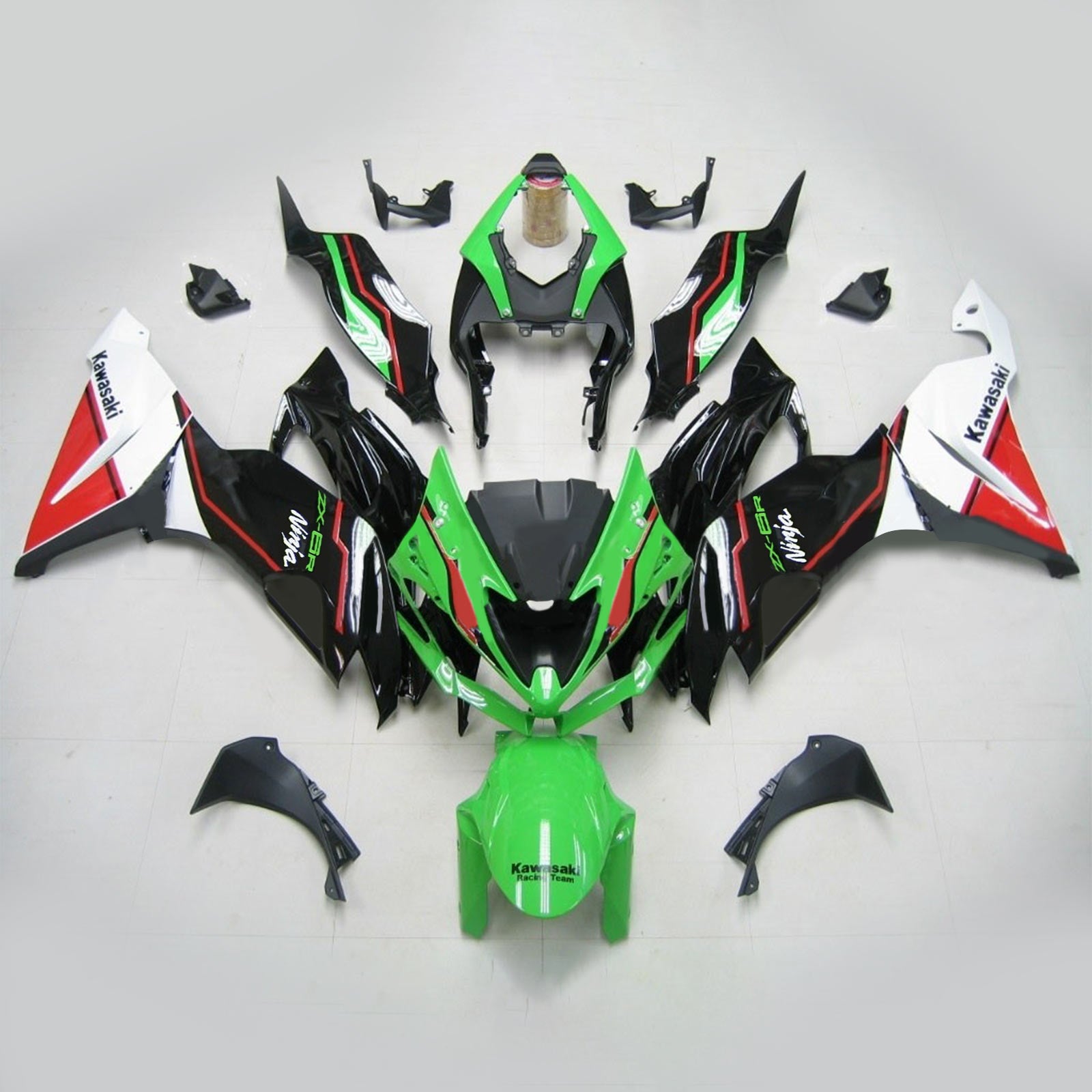 Kit carenatura iniezione carrozzeria in plastica ABS Kawasaki ZX6R 2019-2023