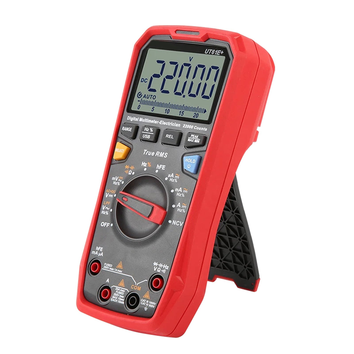 Multimètres numériques UT61E+ AC/DC à sélection automatique de gamme