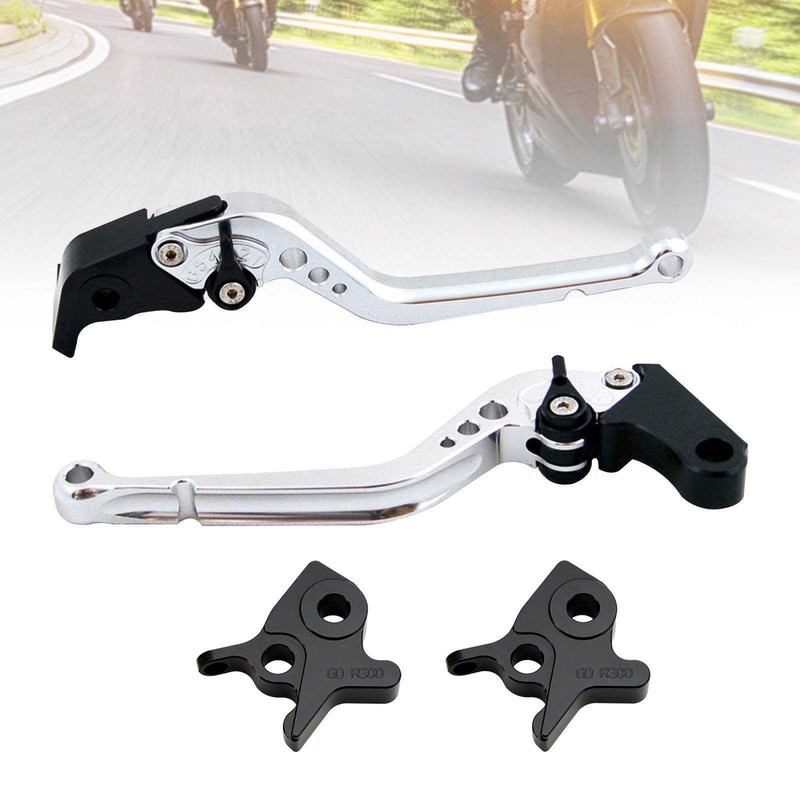 Levier de frein et d'embrayage long pour KYMCO AK550 2017-2022