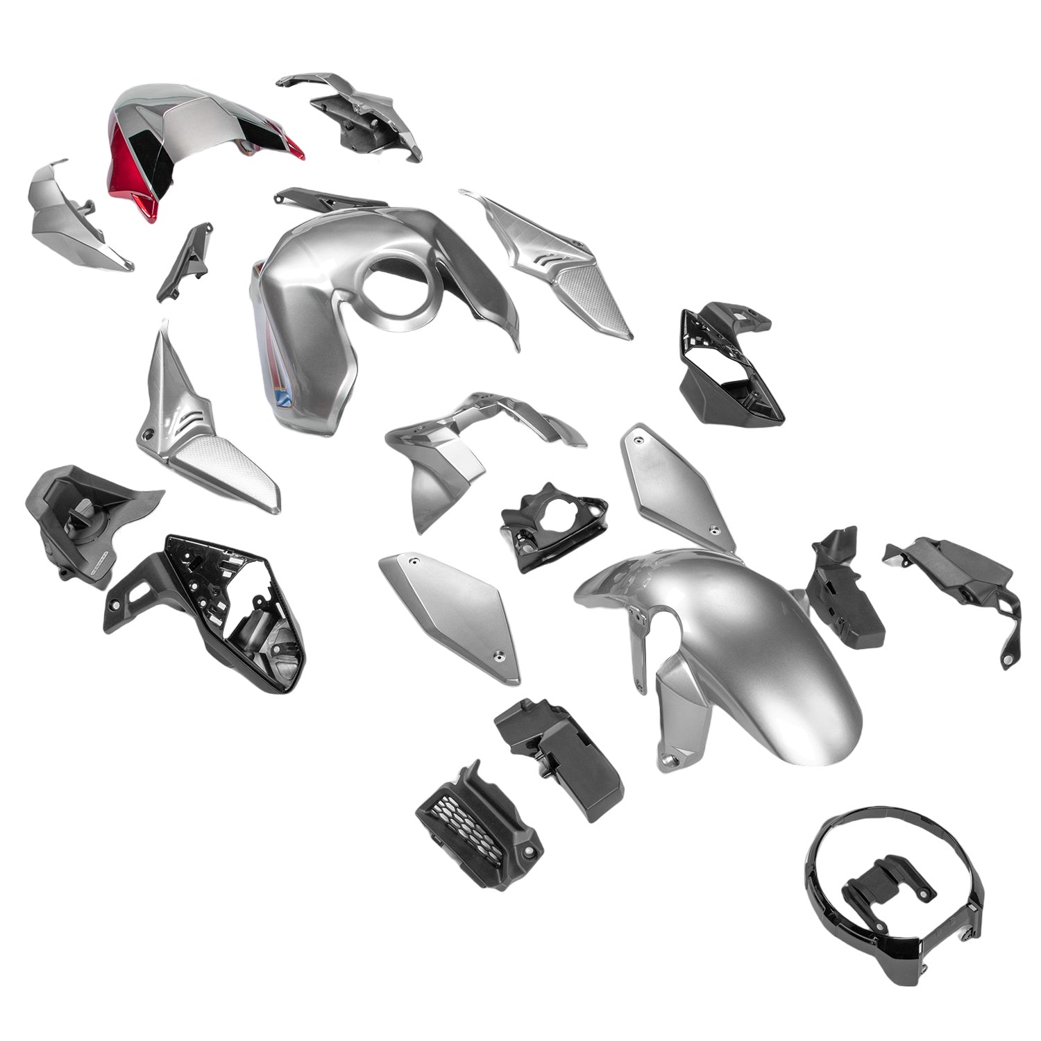 Carénage de moulage par injection en plastique ABS adapté pour Honda CB 650 R CB650R 2021-2023 15#
