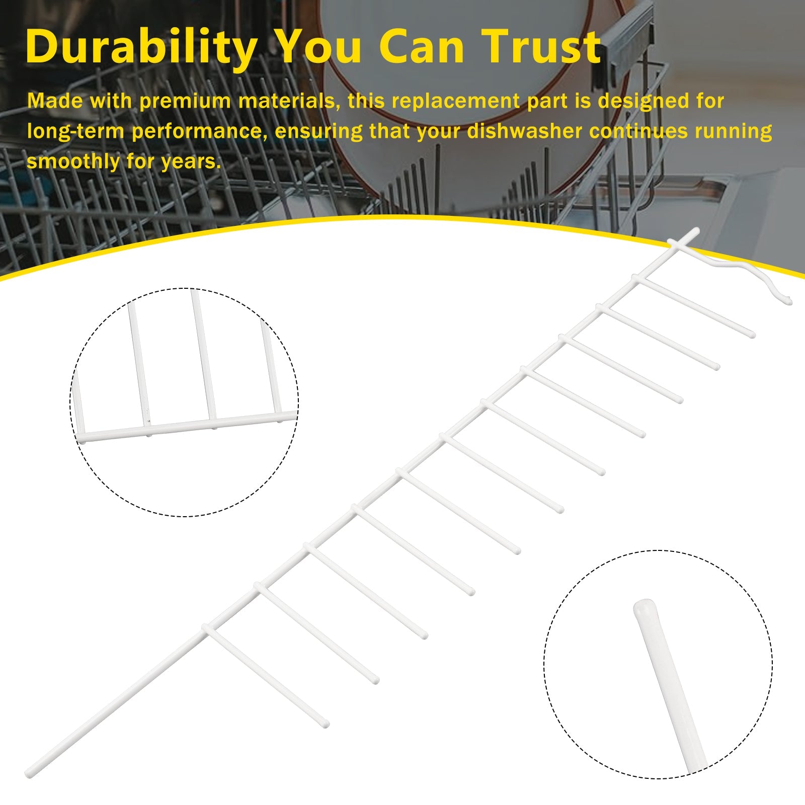 Zamenjava zobne vrste pomivalnega stroja AP5951430 WP8051250 W10728160 za Kenmore/KA/Maytag