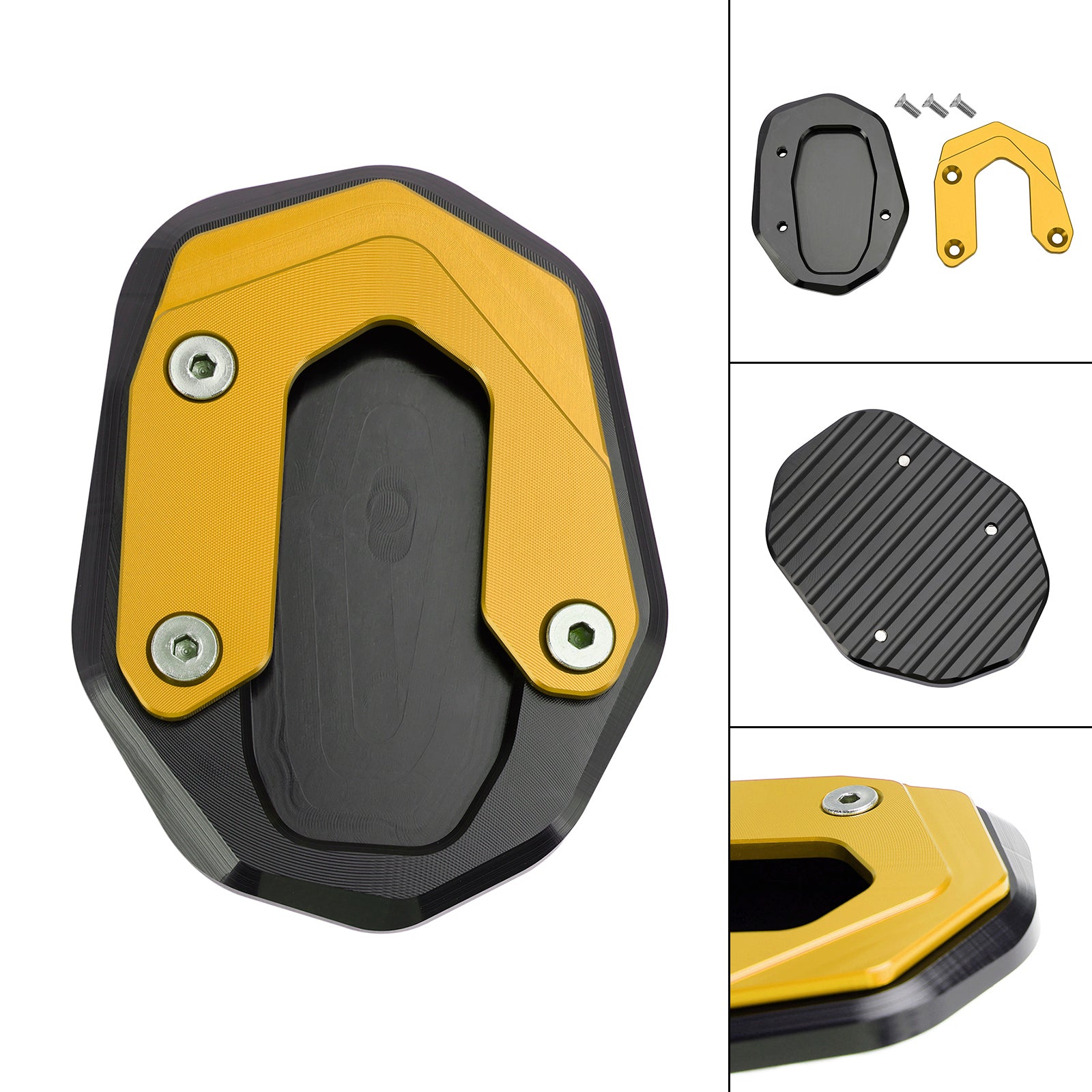 Ampliar Placa de extensión de caballete lateral para Ducati Scrambler 800/1100 15-20